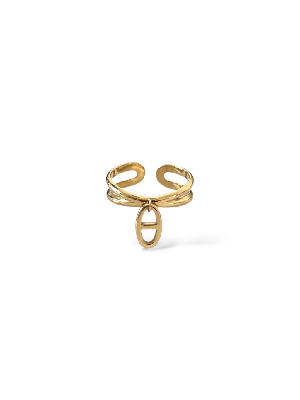 Clara • Bague en acier inoxydable