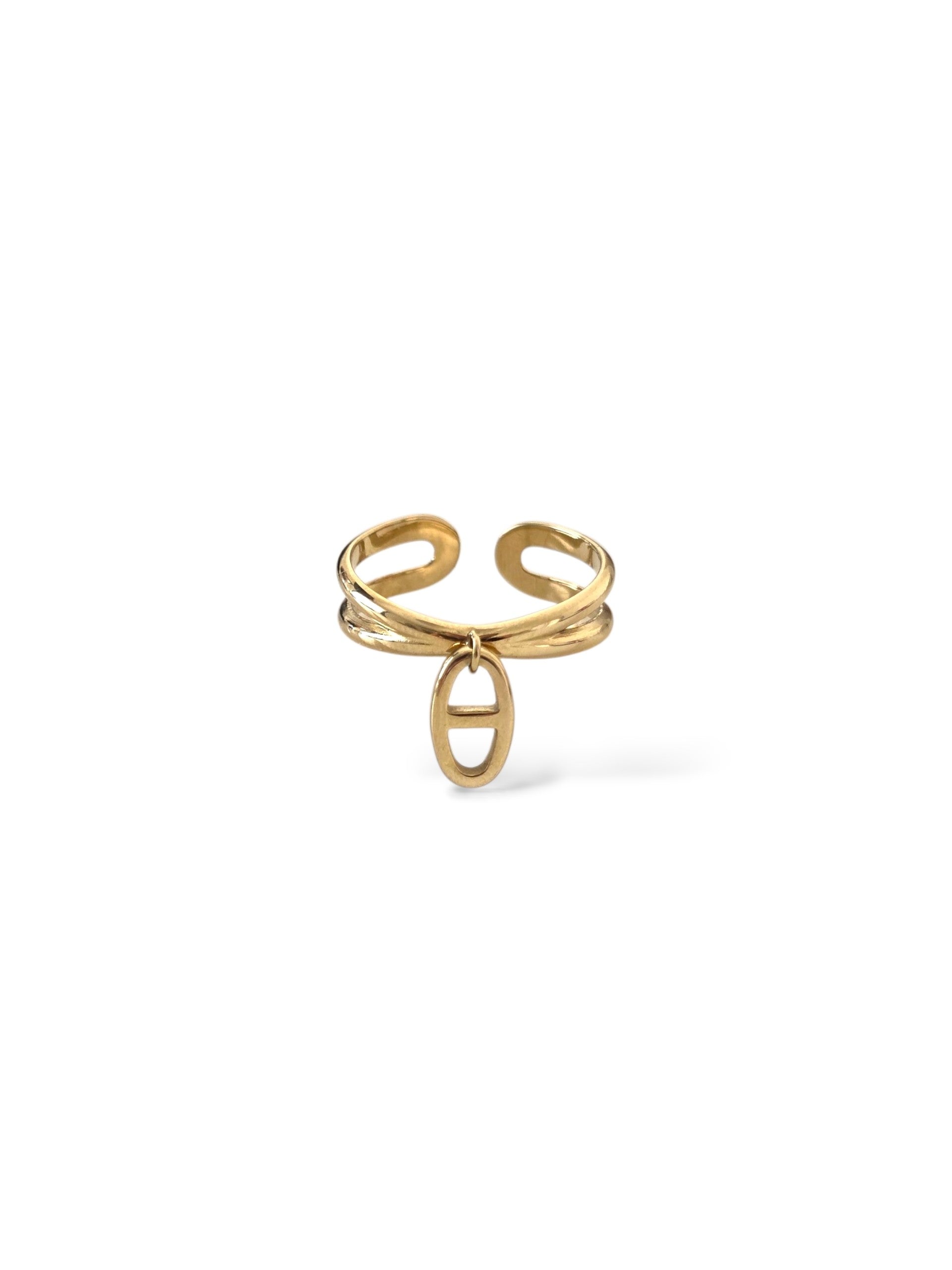 Clara • Bague en acier inoxydable