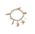 April • Bracelet breloque acier inoxydable