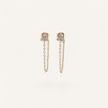 Zohra • Boucles d'oreilles en acier inoxydable
