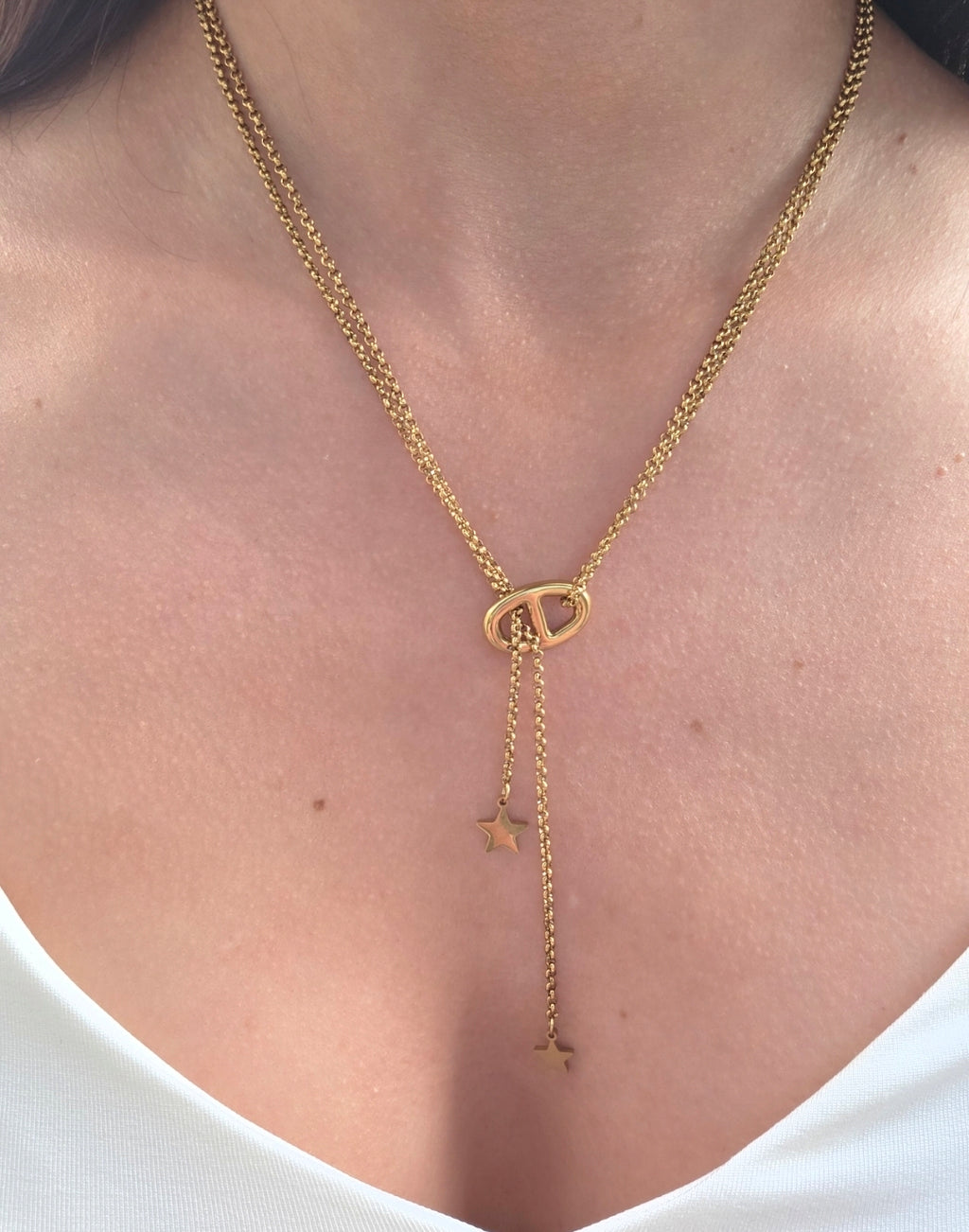 Star • Collier en acier inoxydable