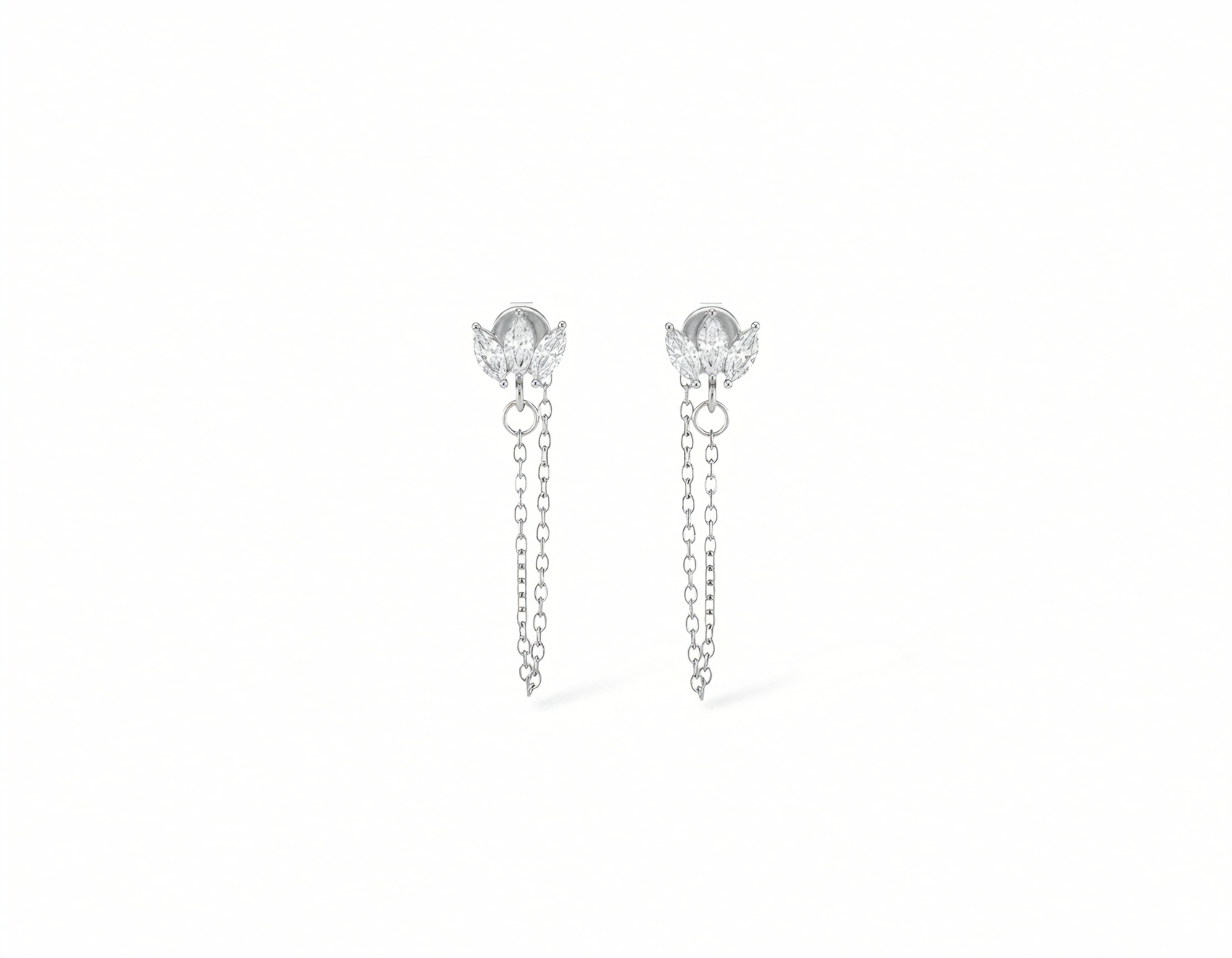 Victoria • Boucles d'oreilles en acier inoxydable