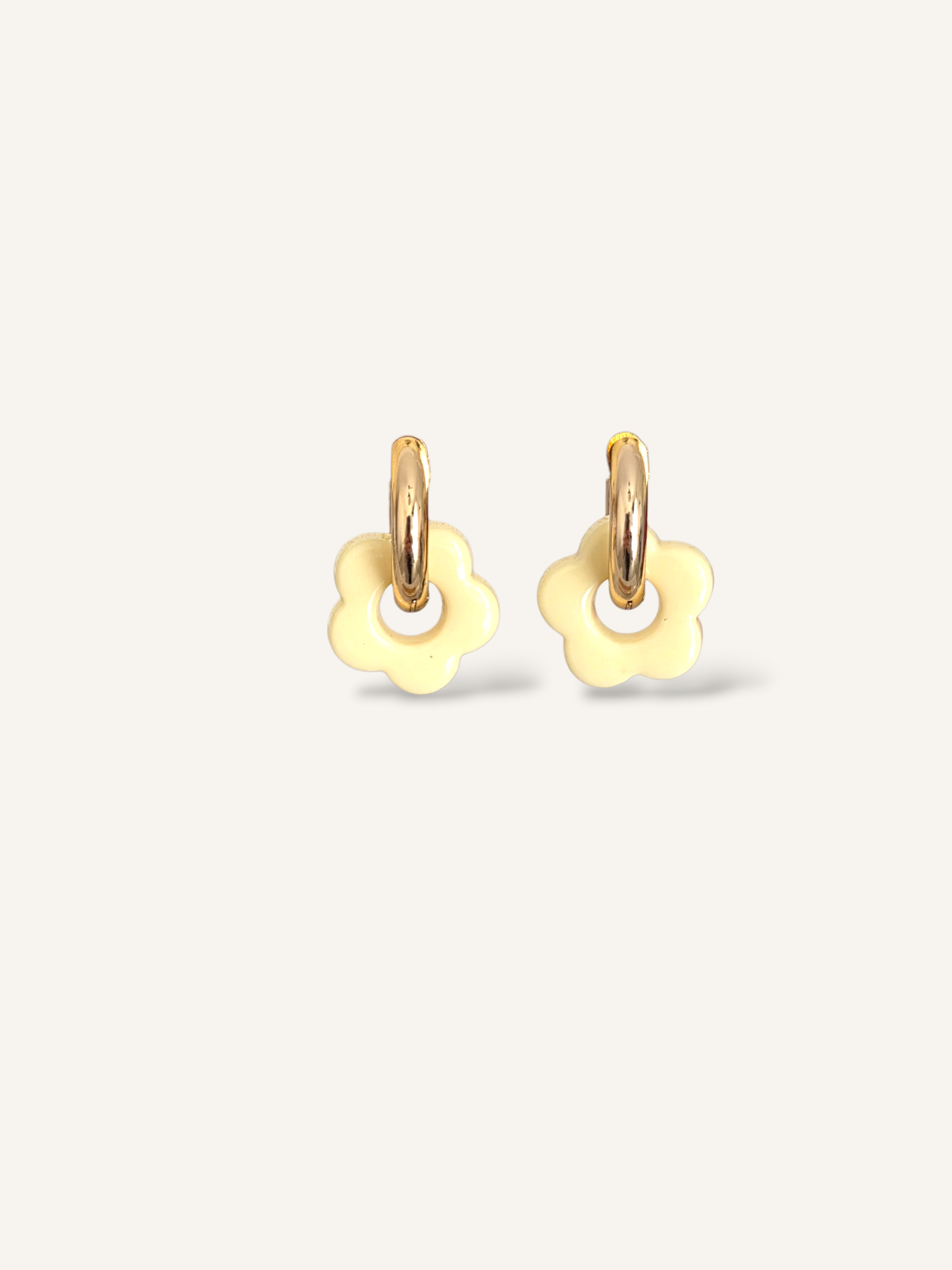 Kalista • Boucles d'oreilles en acier inoxydable et acétate