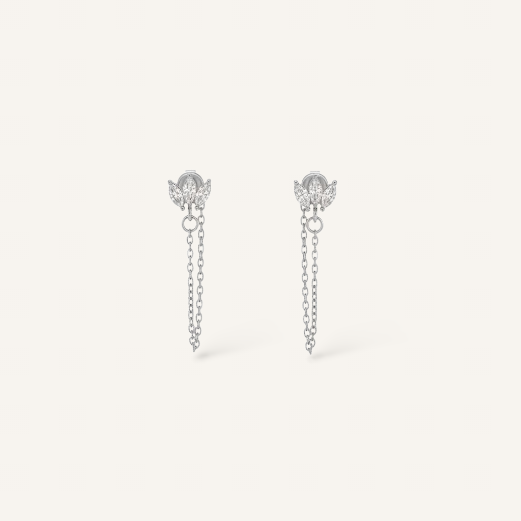 Victoria • Boucles d'oreilles en acier inoxydable