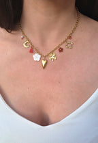 Temana • Collier breloque acier inoxydable