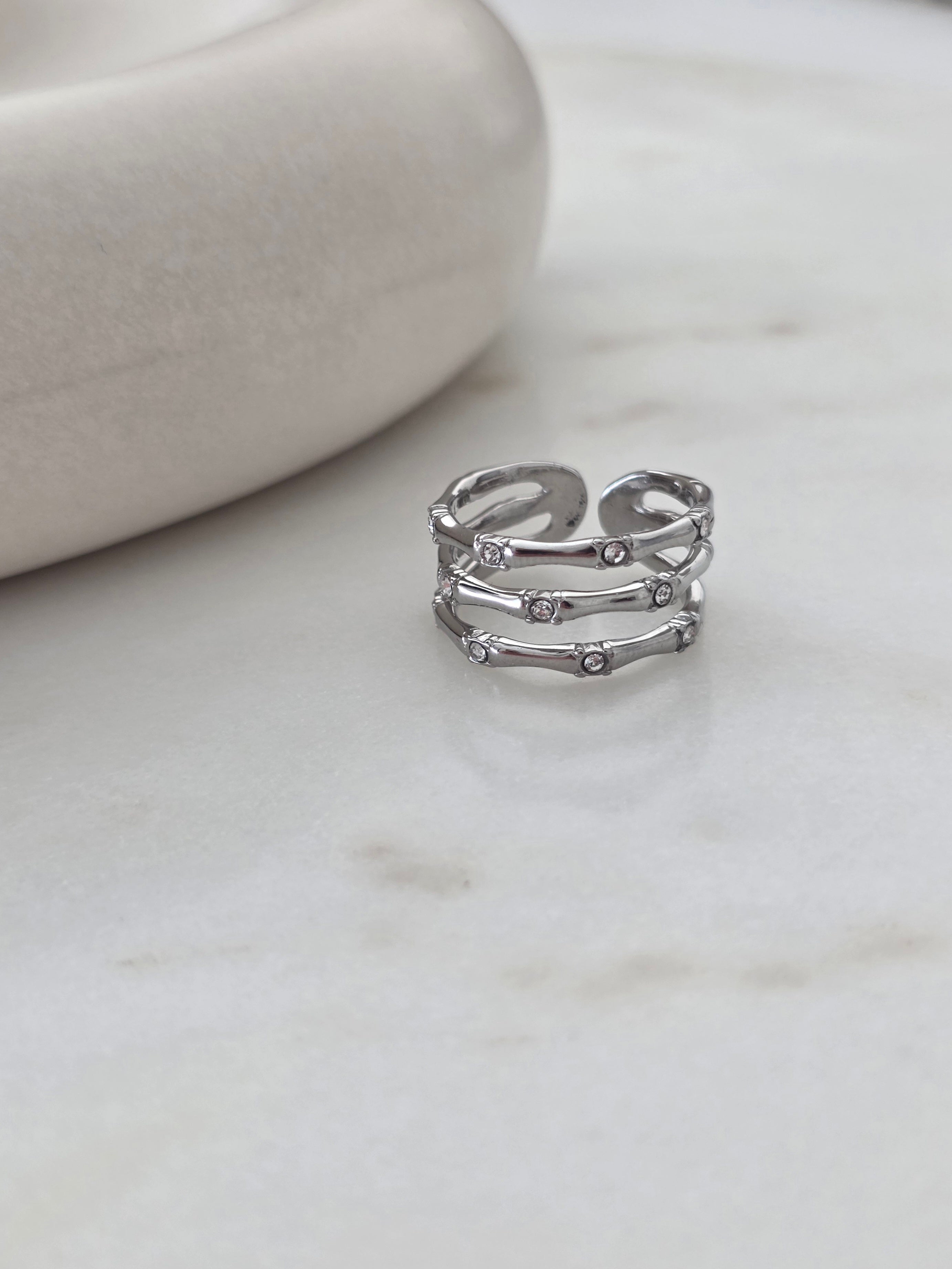 Astrid • Bague en acier inoxydable