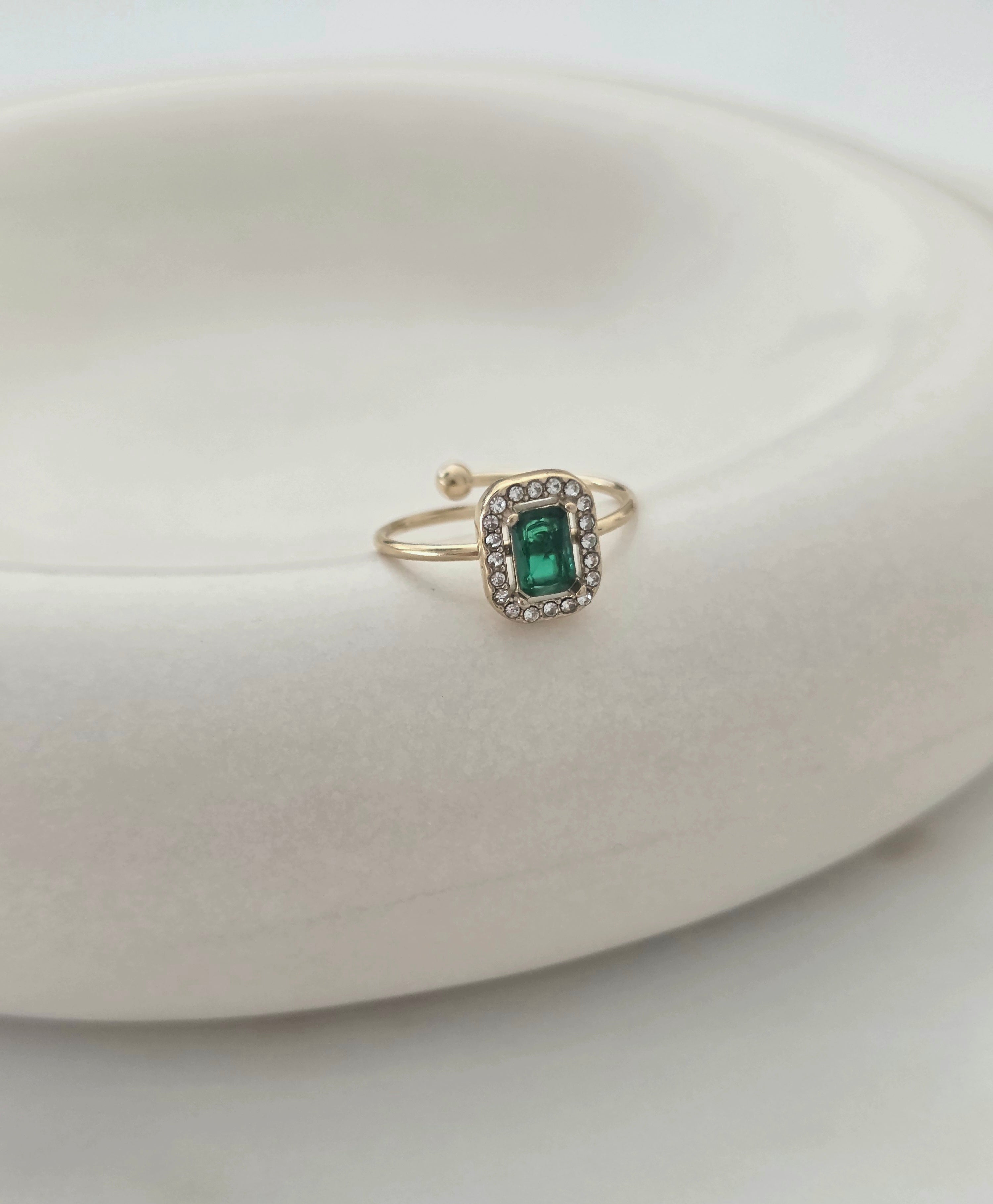 Mia • Bague en acier inoxydable