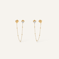 Albane • Boucles d'oreilles en acier inoxydable