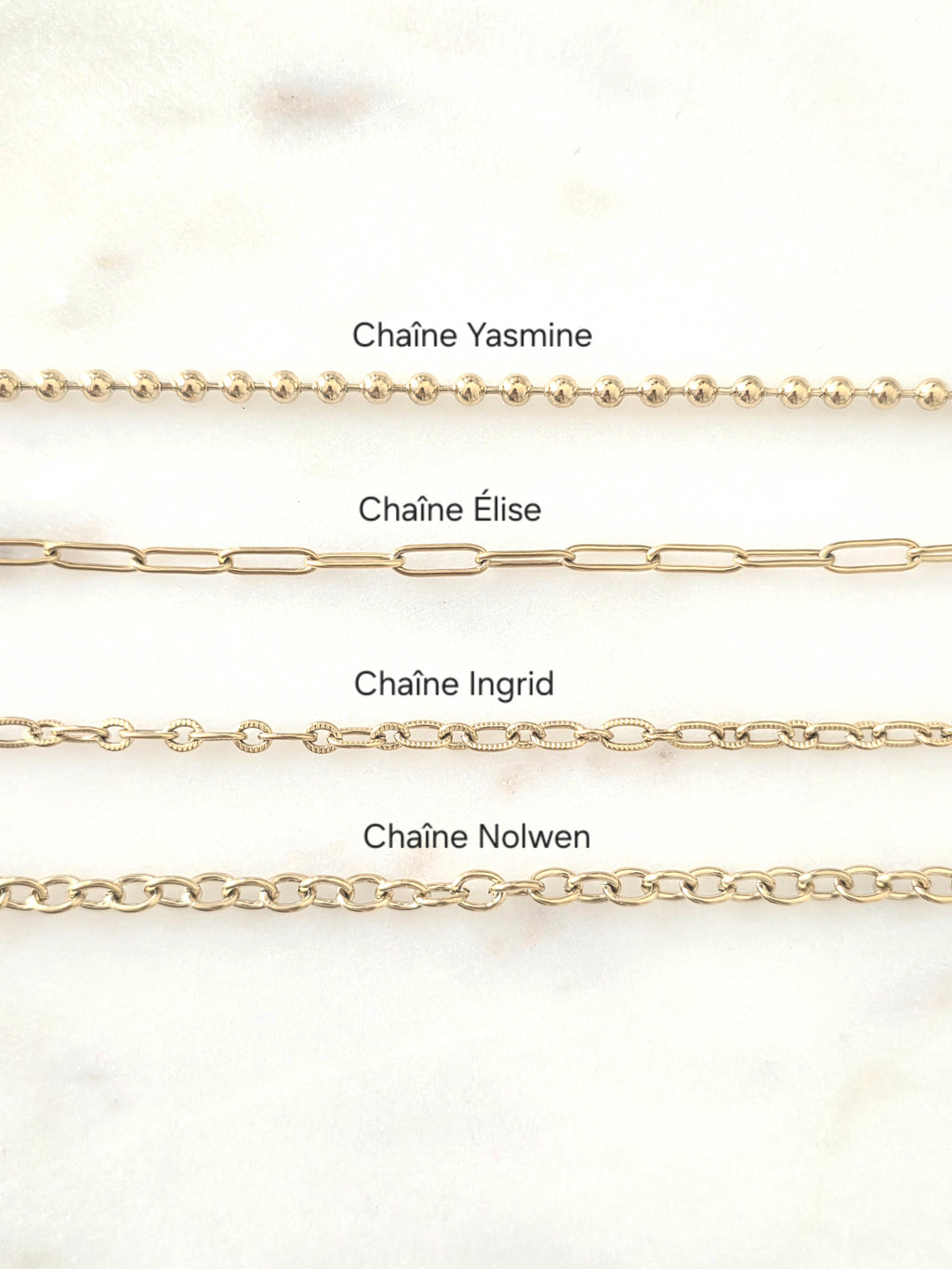 Bar à charms • Collier breloque acier inoxydable