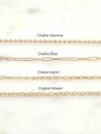 Bar à charms • Collier breloque acier inoxydable