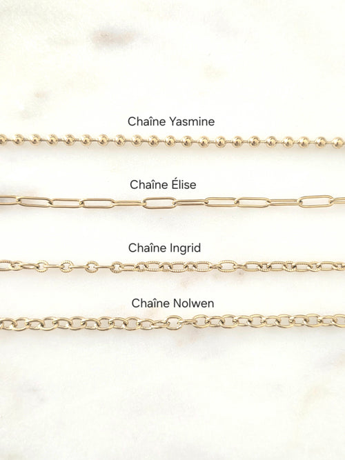 Bar à charms • Bracelet breloque acier inoxydable