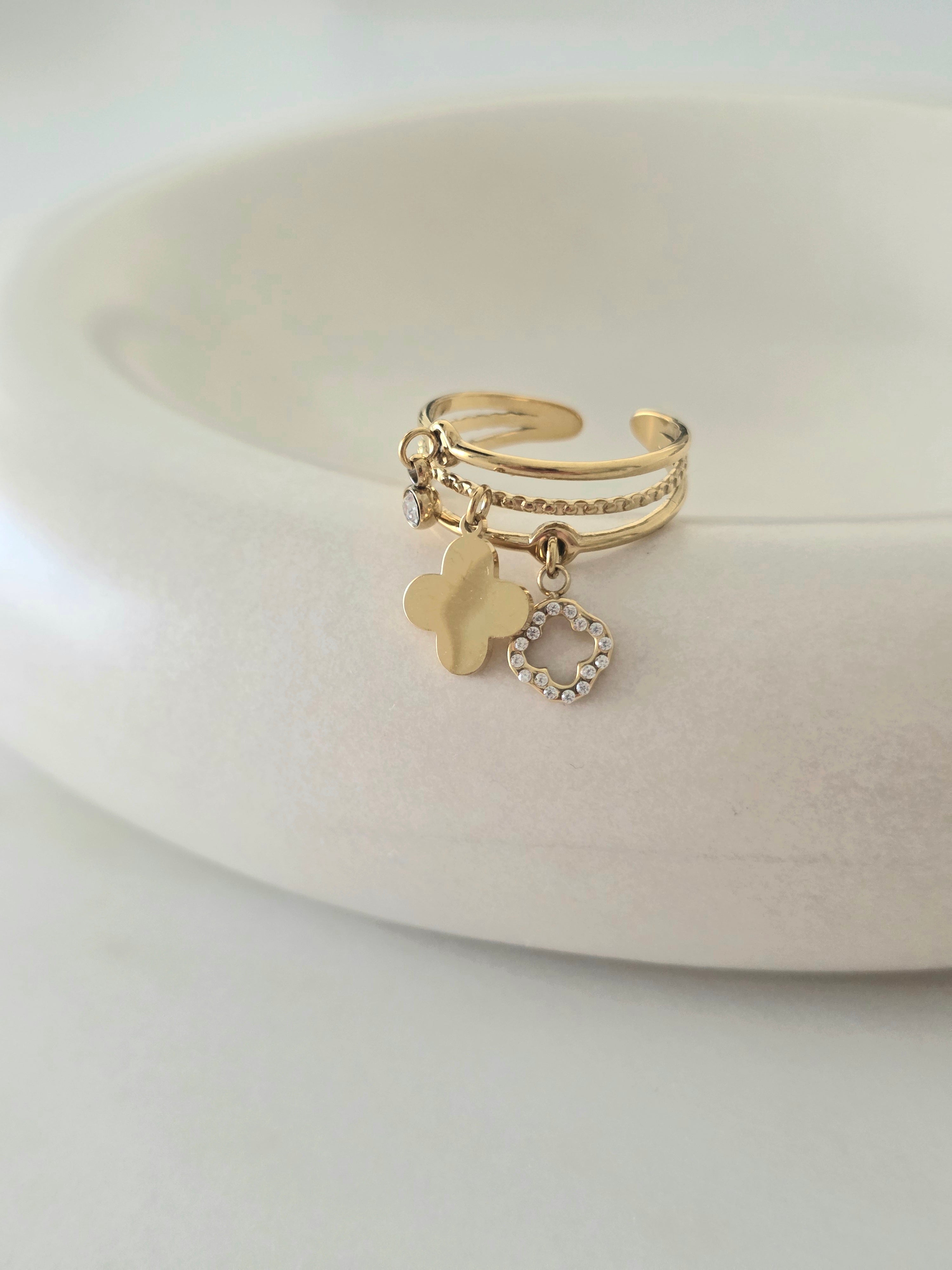 Élise • Bague en acier inoxydable