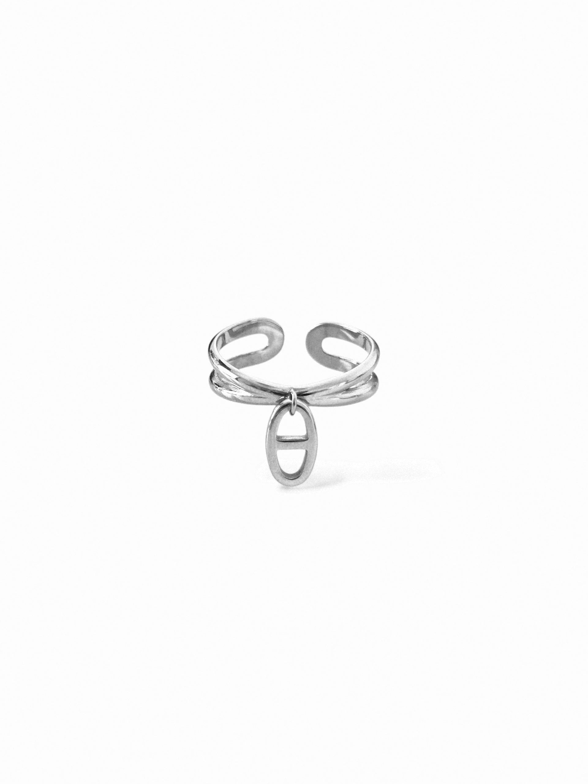 Clara • Bague en acier inoxydable
