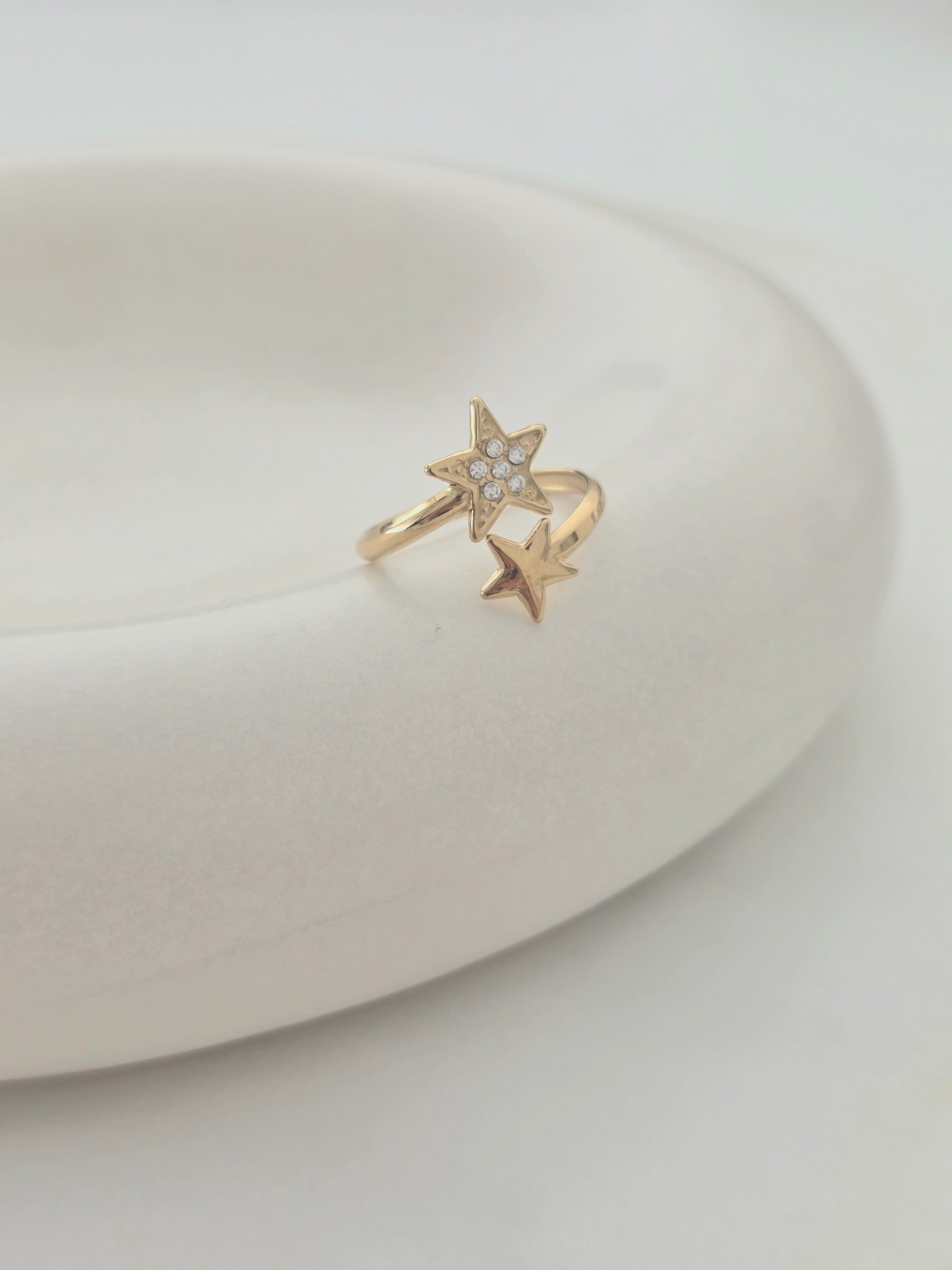 Abbie • Bague en acier inoxydable