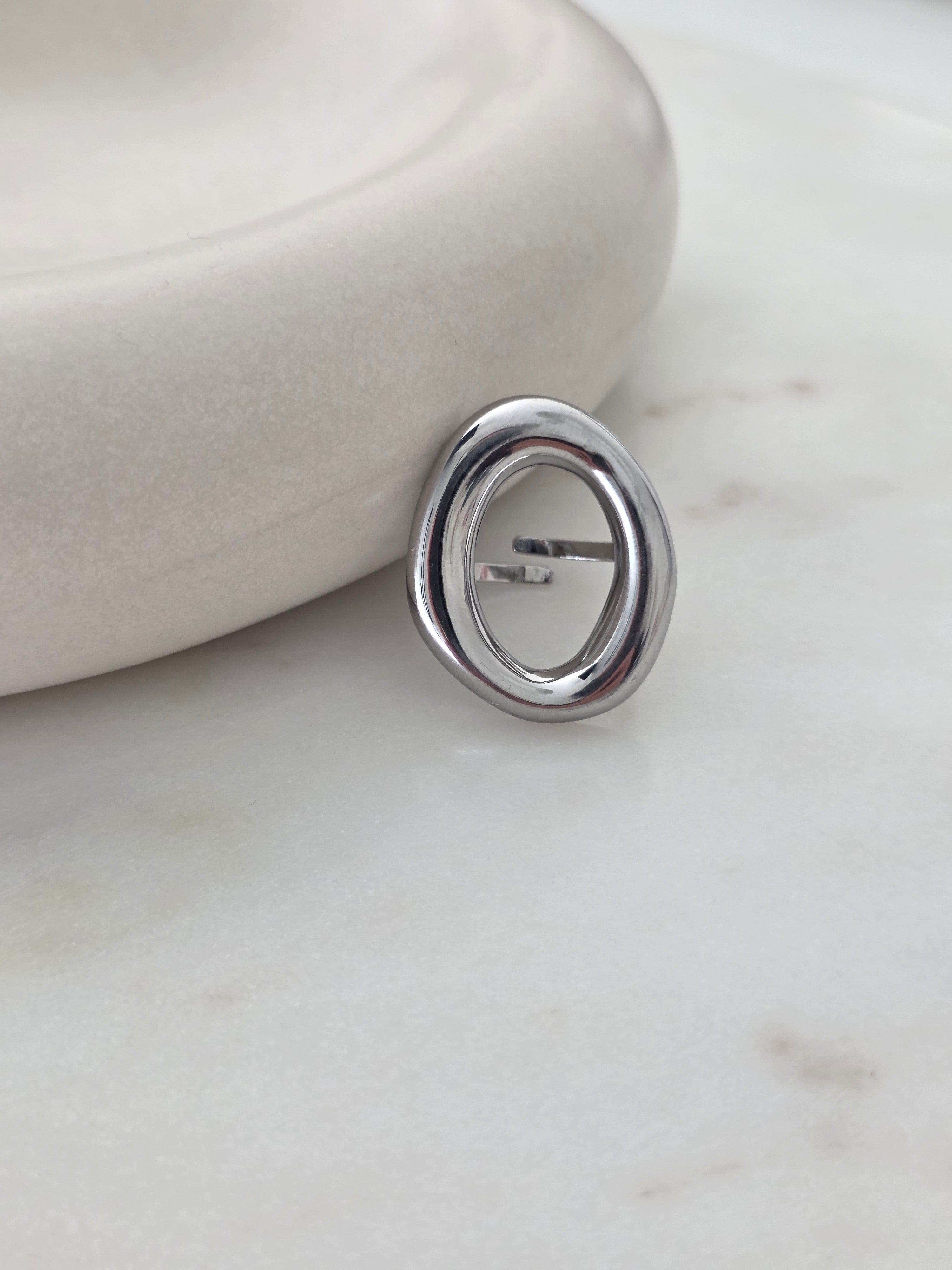 Flavie • Bague en acier inoxydable