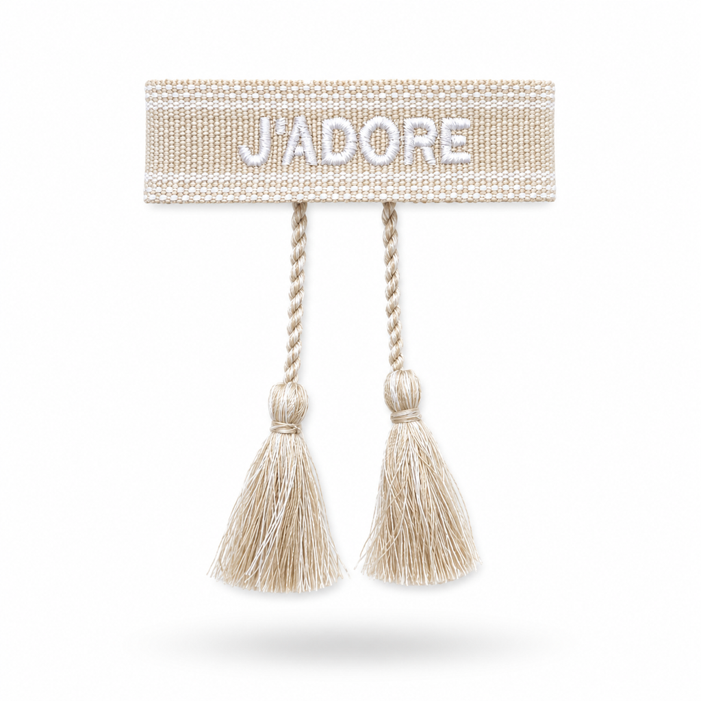 Liany • Bracelet J’adore en tissu