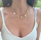 Théa • Collier breloque acier inoxydable