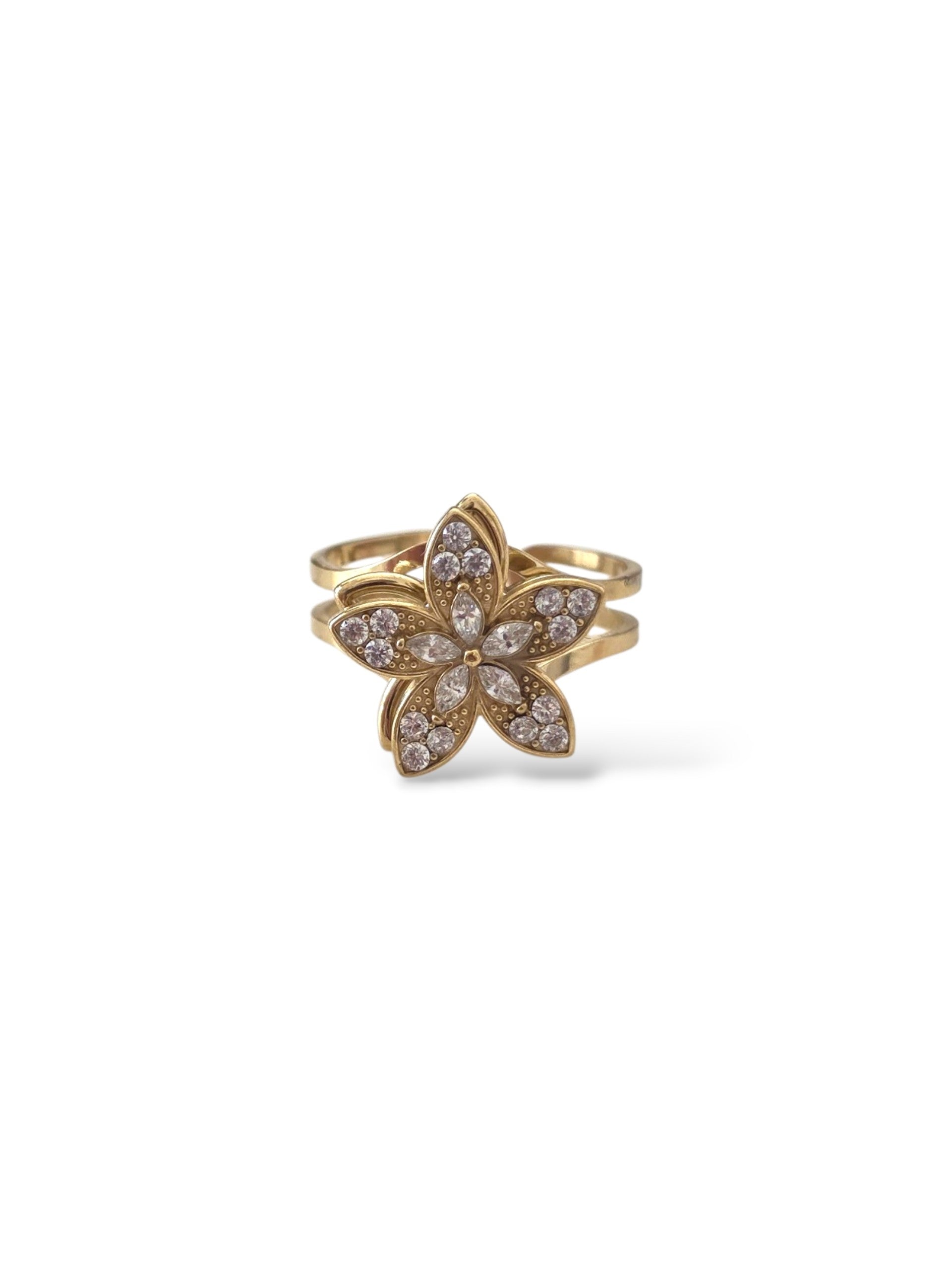 Alexia • Bague anti-stress en acier inoxydable