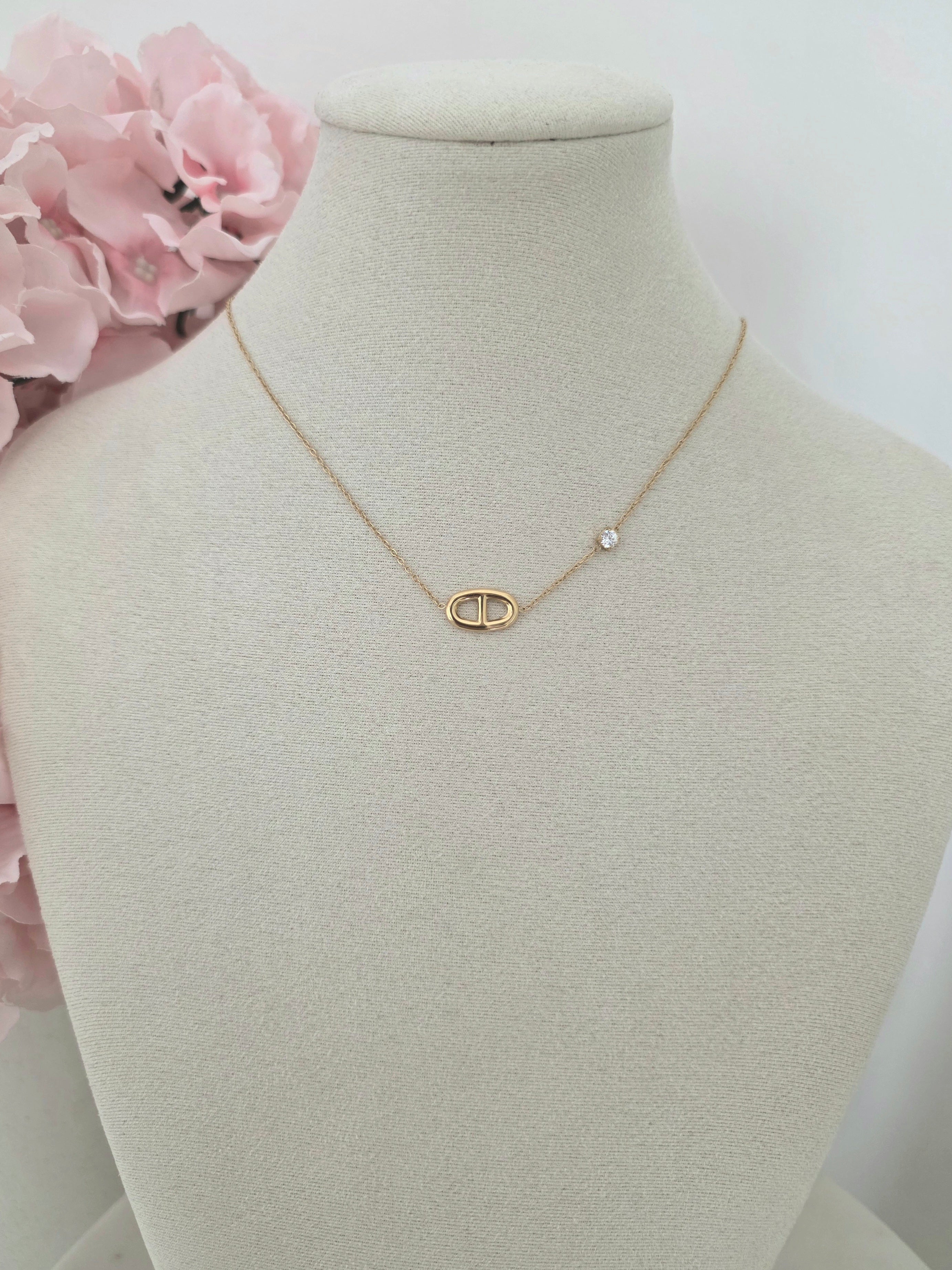 Léonie • Collier en acier inoxydable