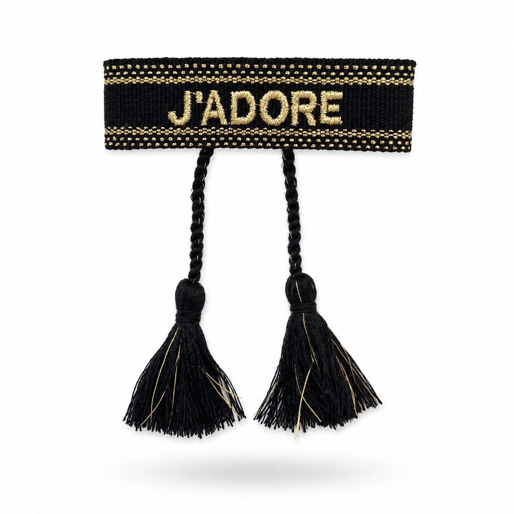Liany • Bracelet J’adore en tissu