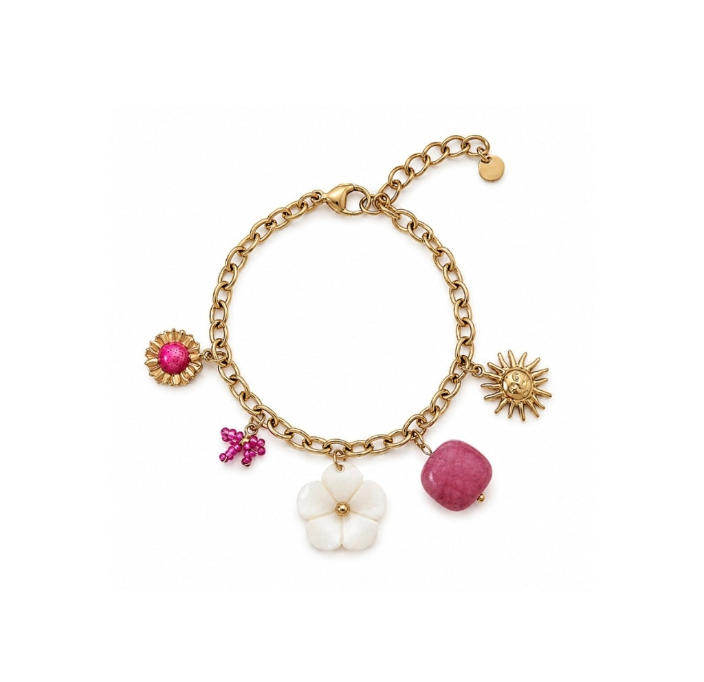 Teva • Bracelet breloque acier inoxydable
