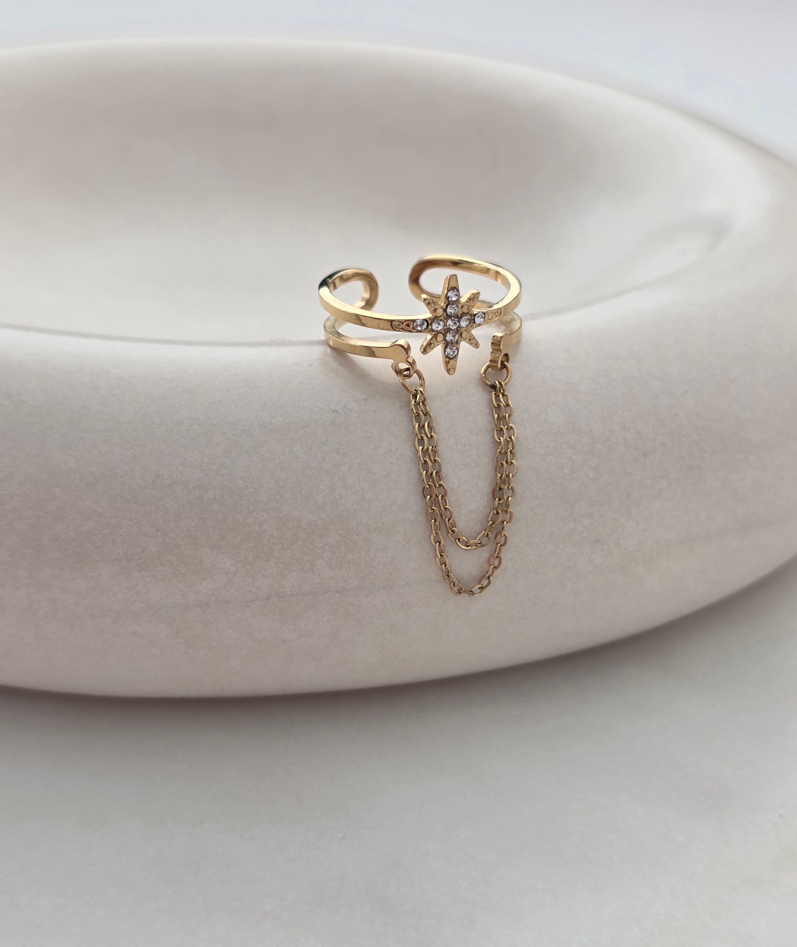 Ines • Bague en acier inoxydable