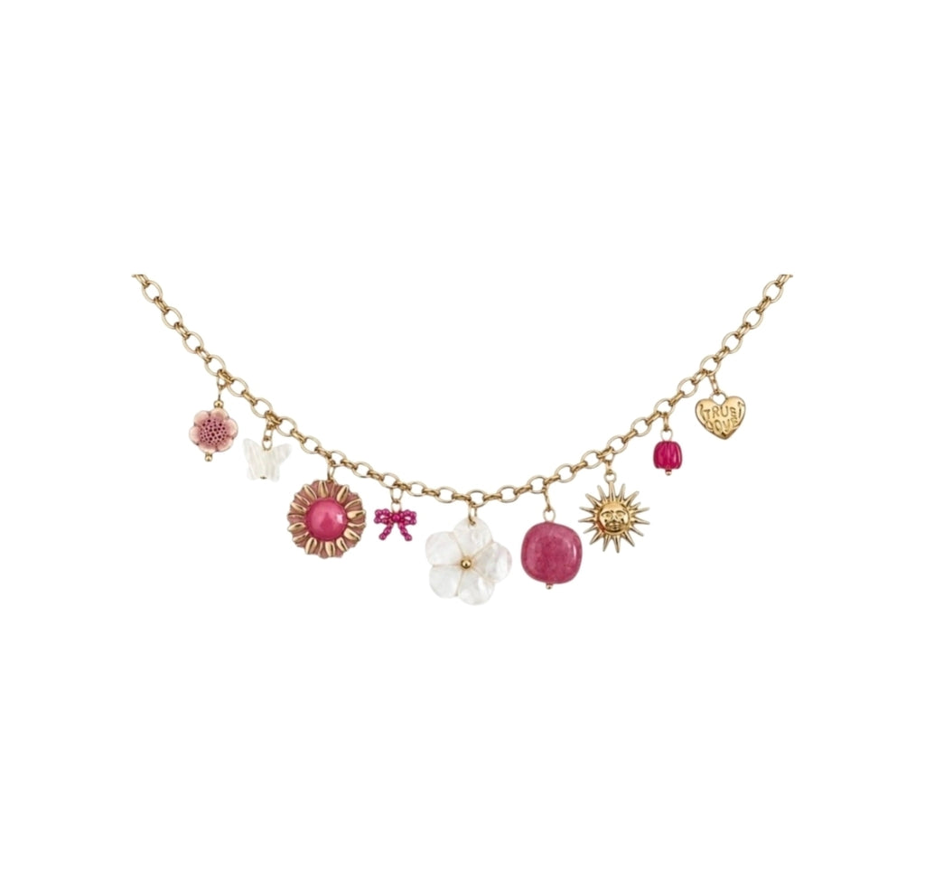 Teva • Collier breloque acier inoxydable