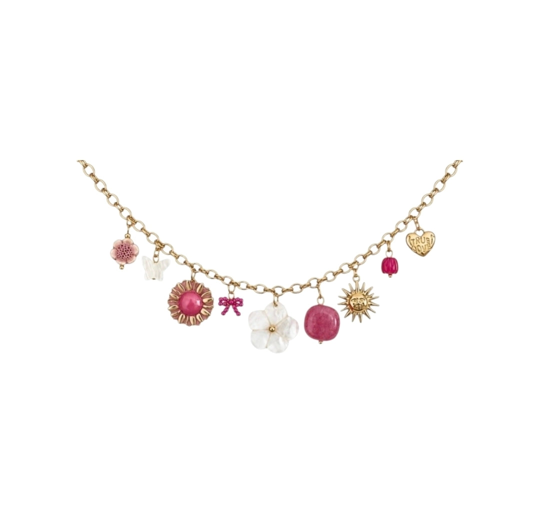 Teva • Collier breloque acier inoxydable