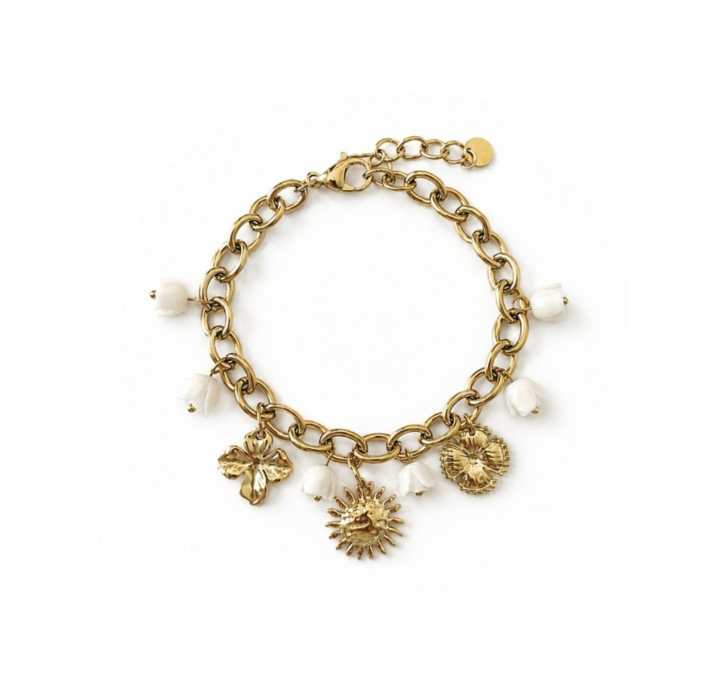 Atea • Bracelet breloque acier inoxydable