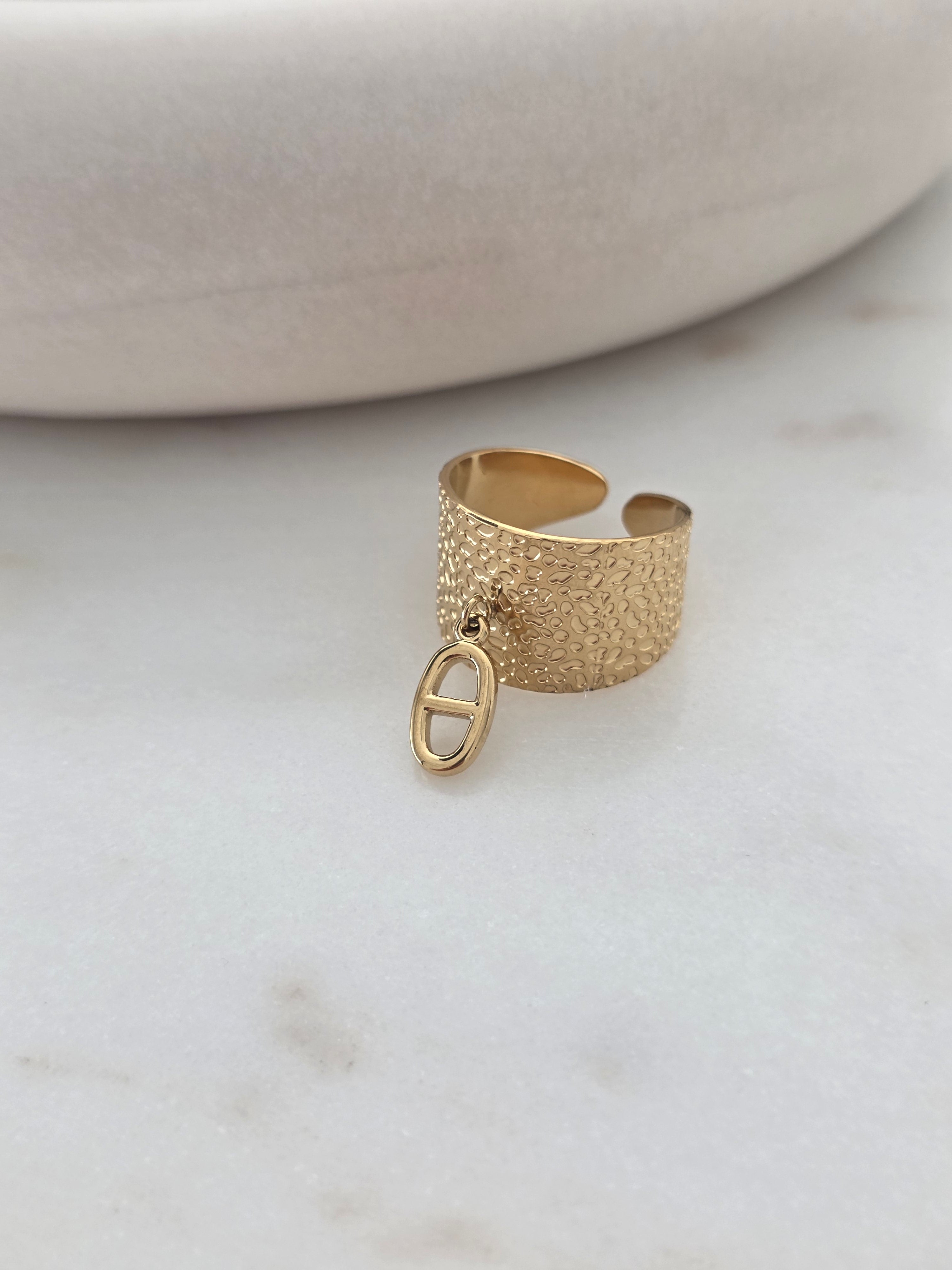 Léa • Bague en acier inoxydable