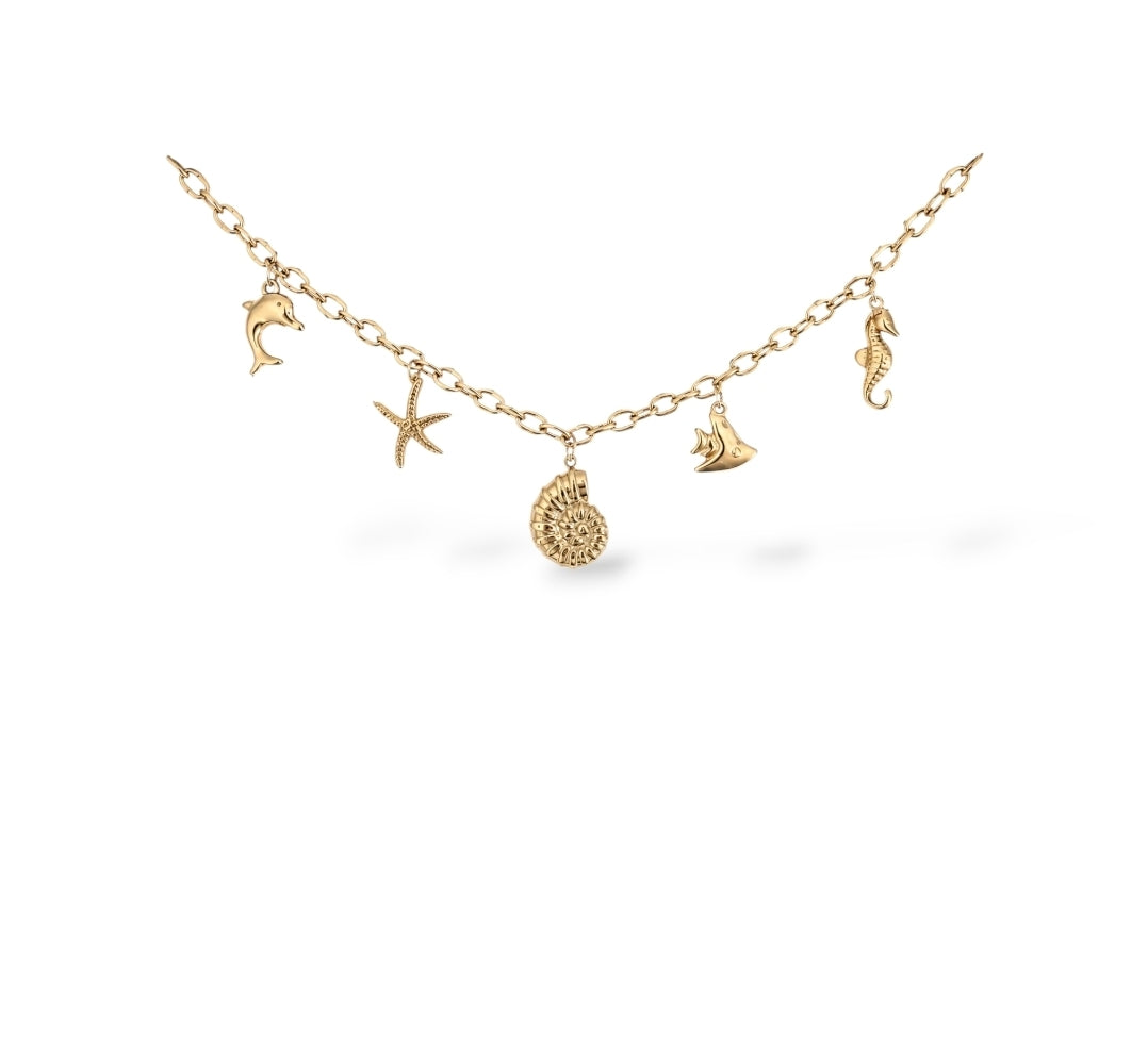 Irina • Collier breloque acier inoxydable