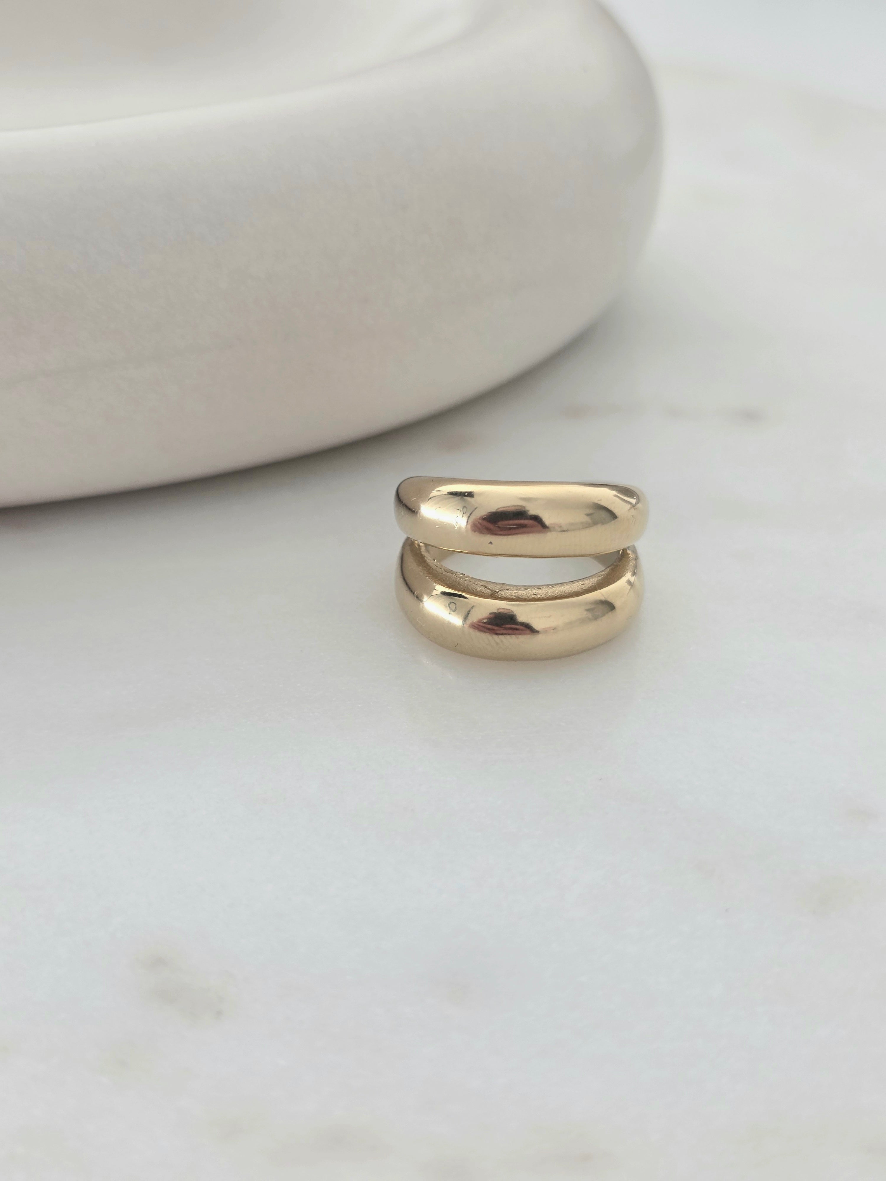 Elycia • Bague en acier inoxydable