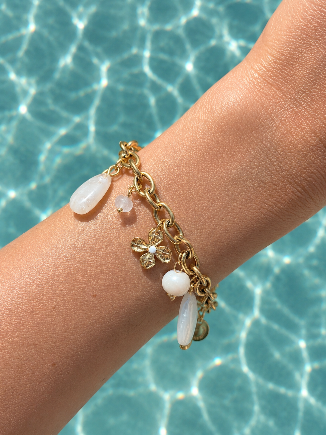 Oriata • Bracelet breloque acier inoxydable