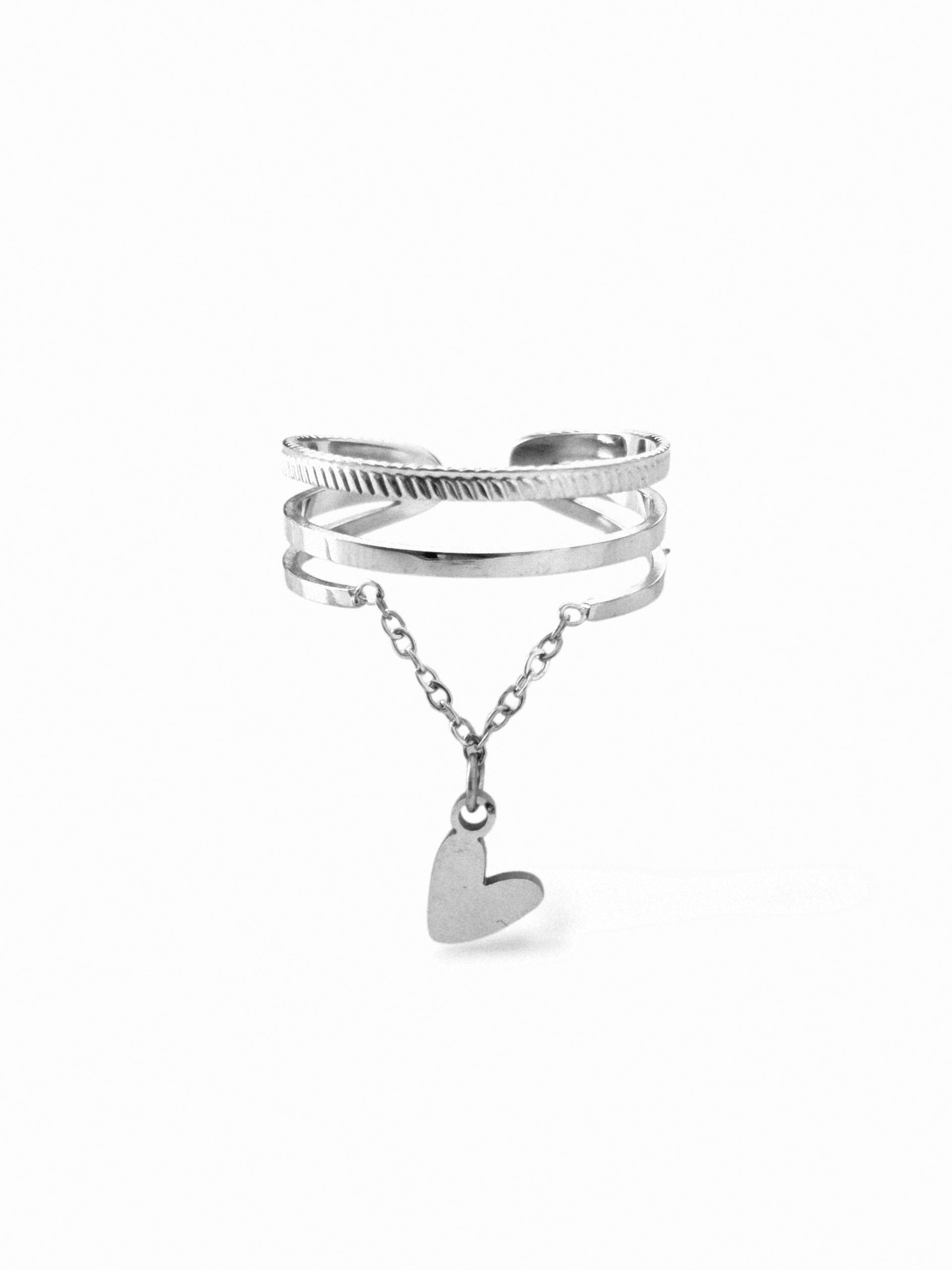 Lou • Bague en acier inoxydable