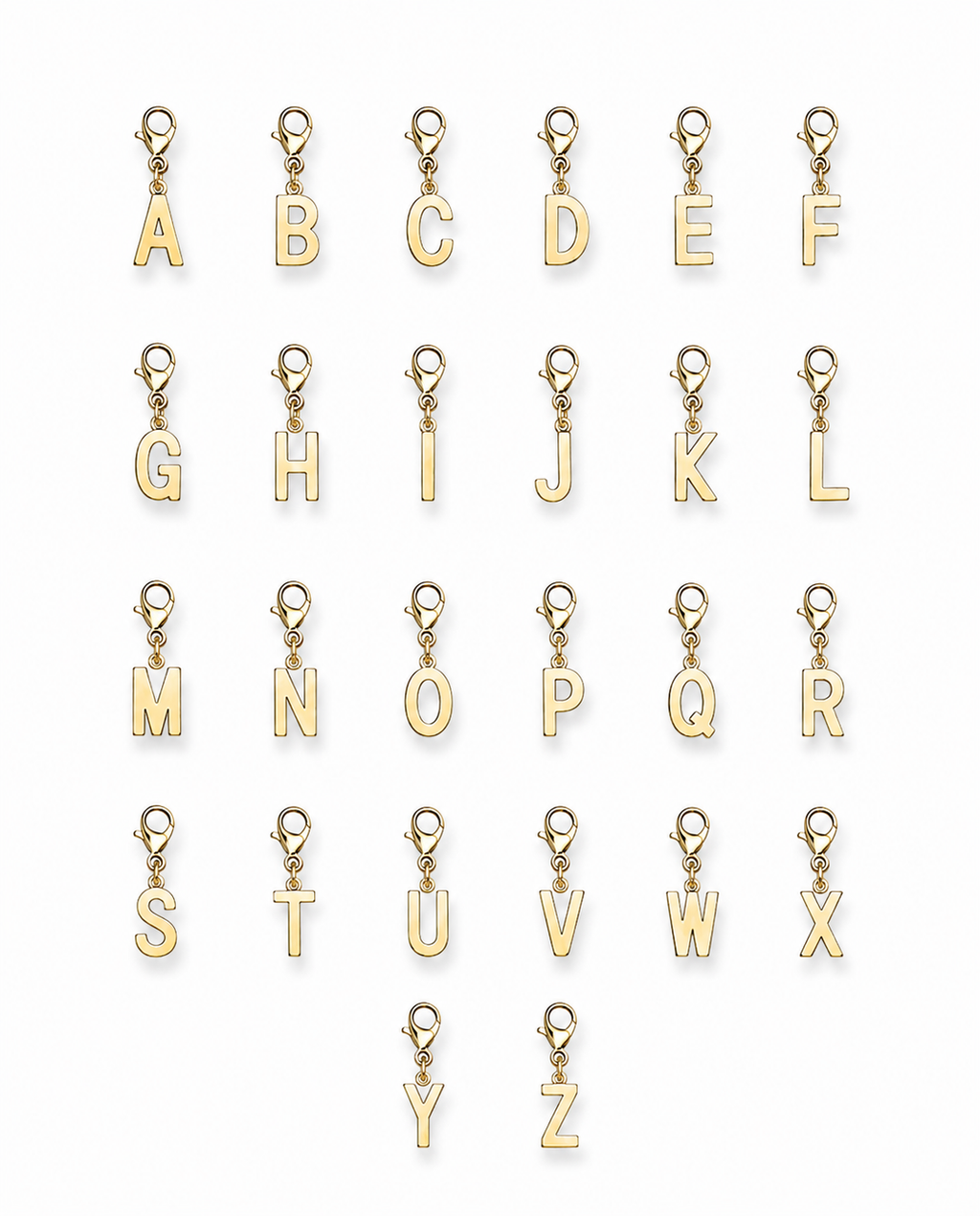 Bar à charms • Collier breloque acier inoxydable