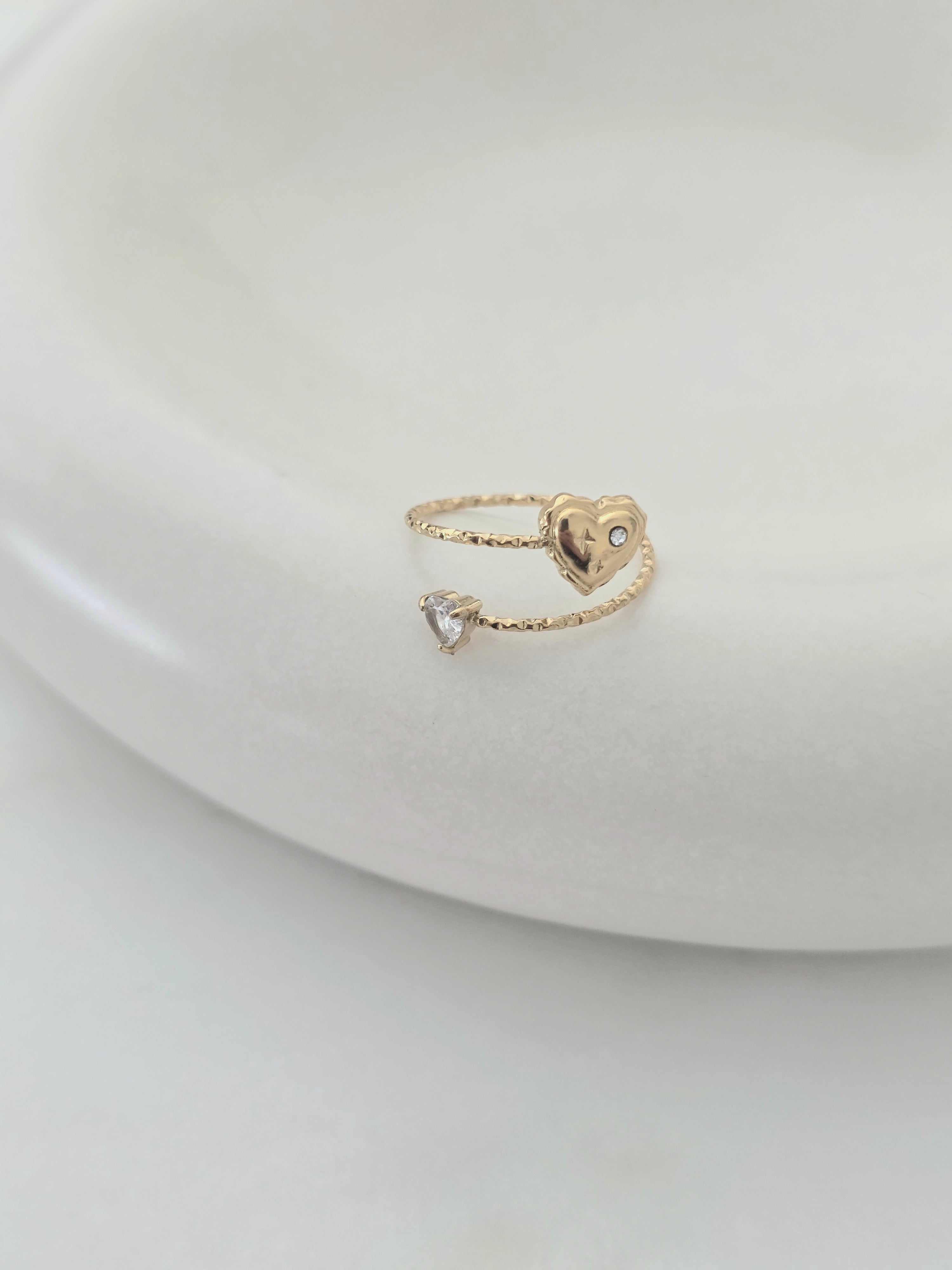 Marie • Bague en acier inoxydable