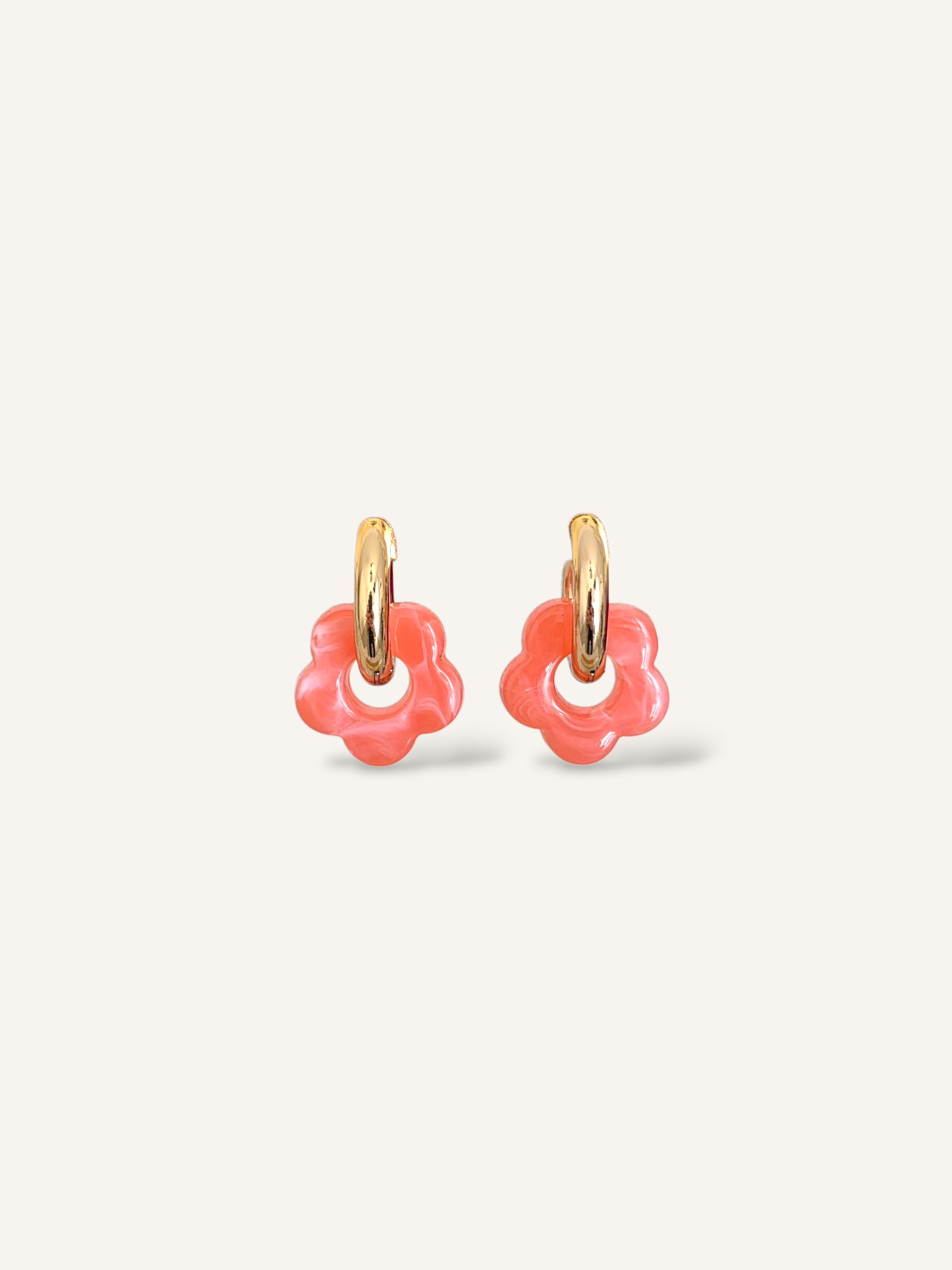 Kalista • Boucles d'oreilles en acier inoxydable et acétate