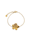 Camélia • Bracelet acier inoxydable
