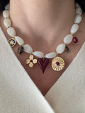 Calie • Collier breloque acier inoxydable