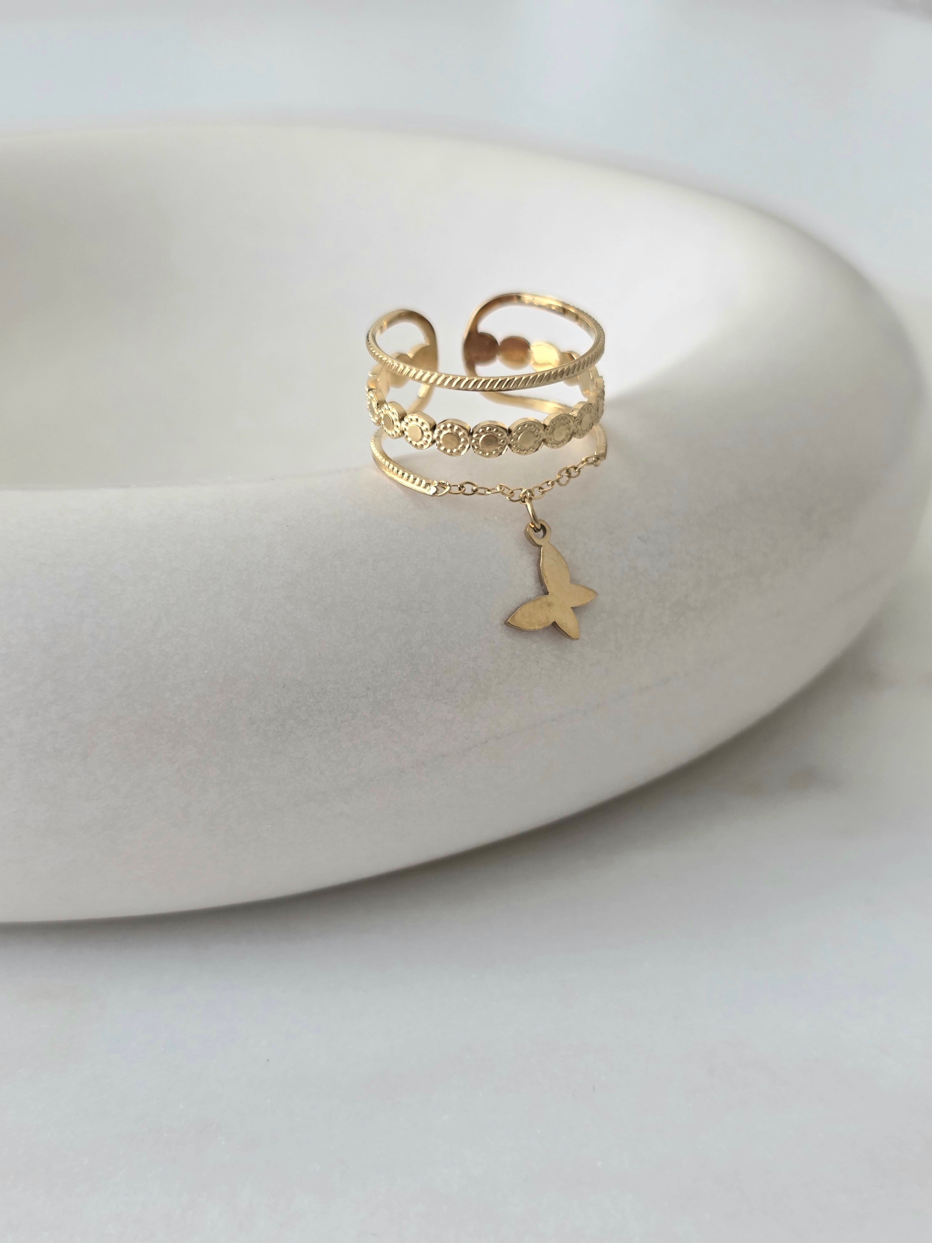 Lola • Bague en acier inoxydable