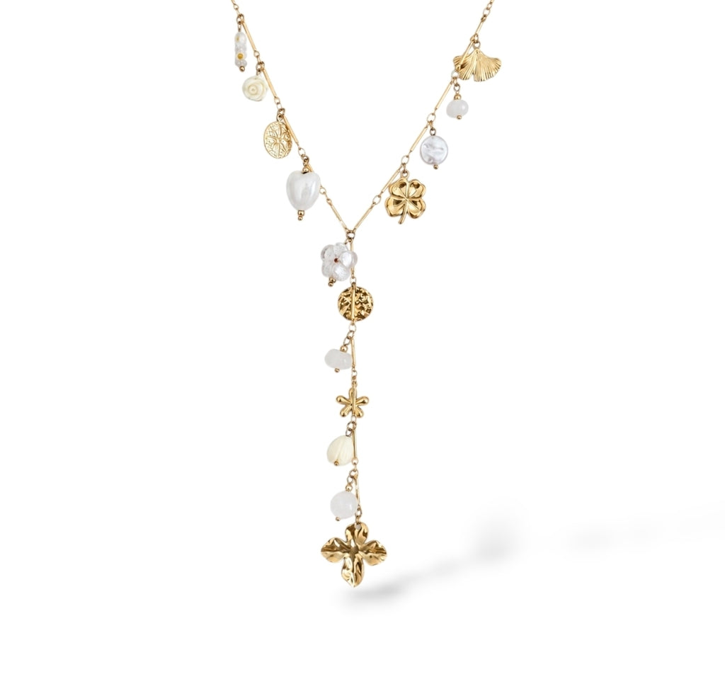 Rahiti • Collier breloque acier inoxydable