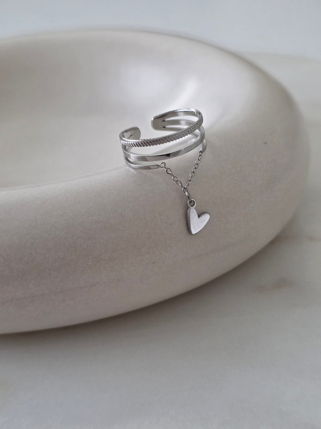 Lou • Bague en acier inoxydable