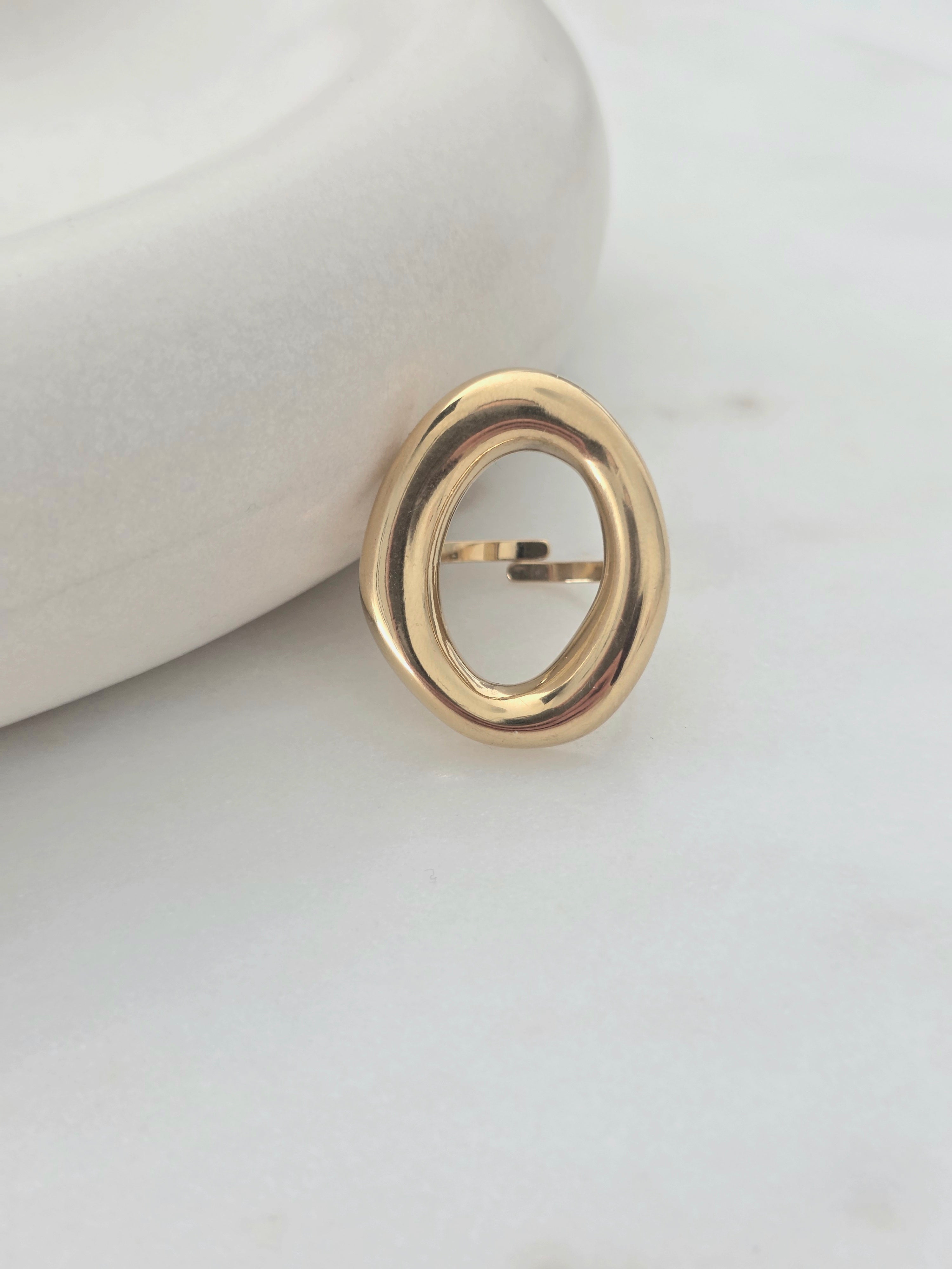 Flavie • Bague en acier inoxydable