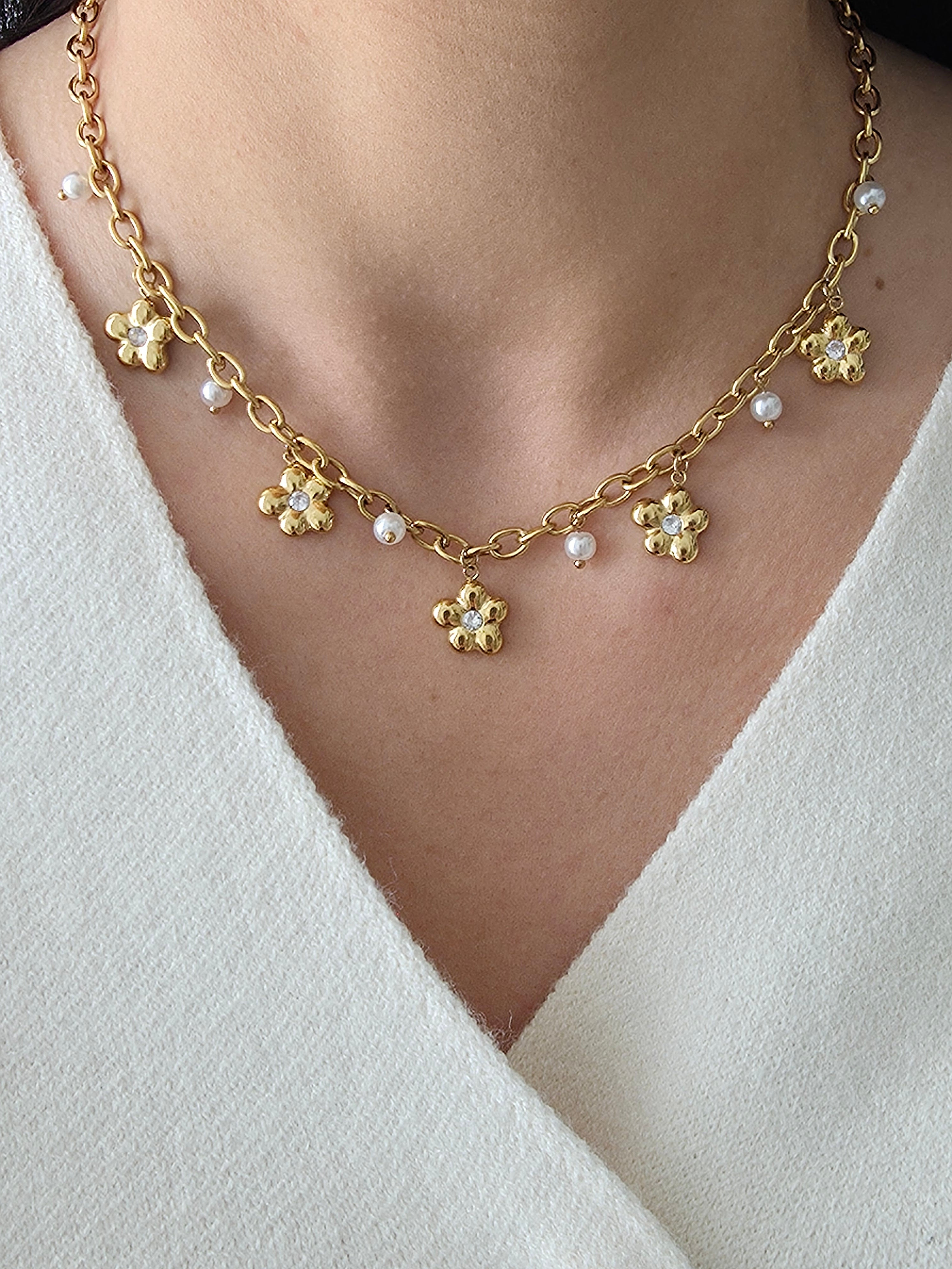 Asma • Collier breloque acier inoxydable