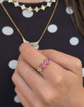 BAGUE CLOVER ROSE