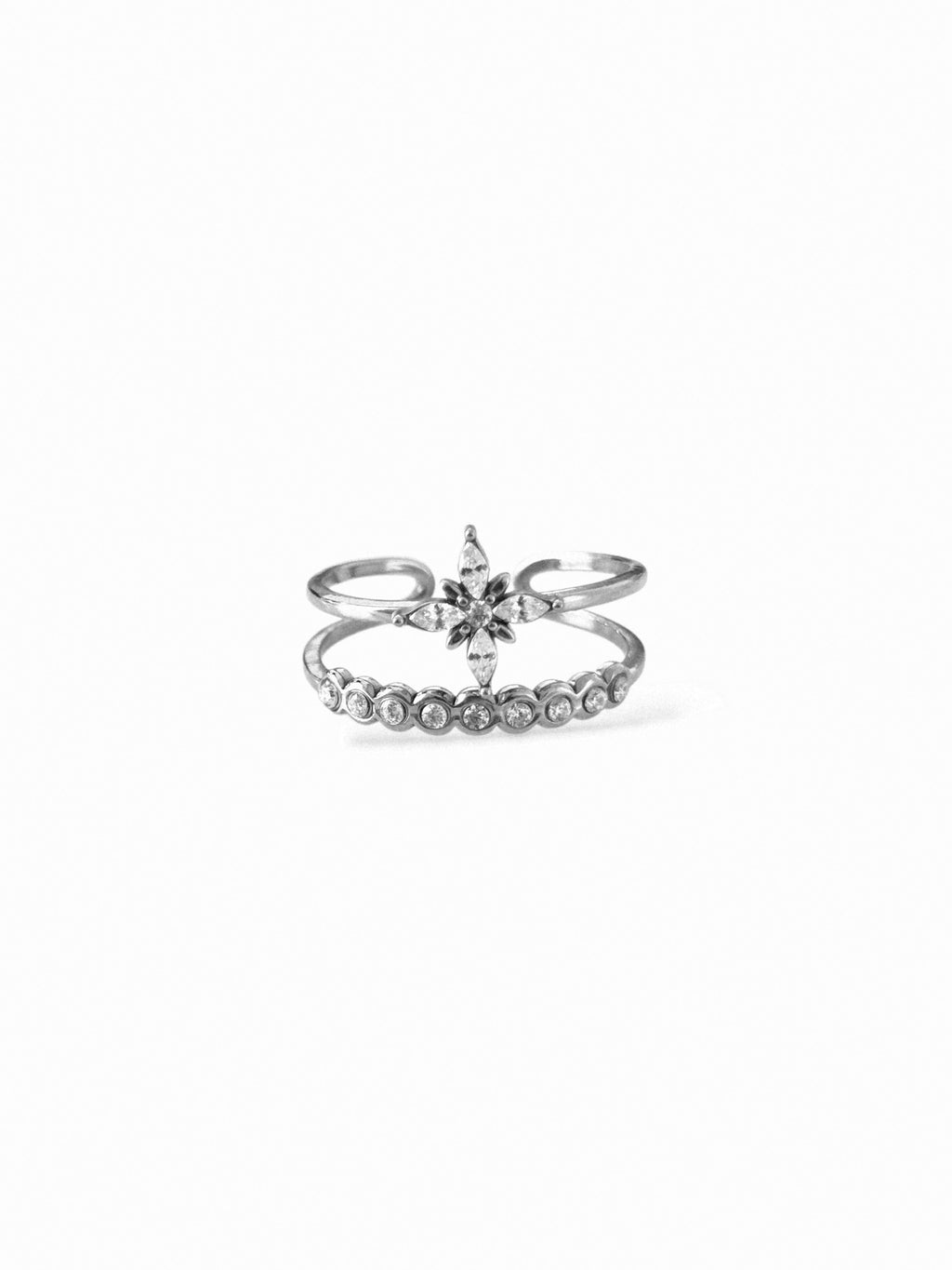Lina • Bague en acier inoxydable
