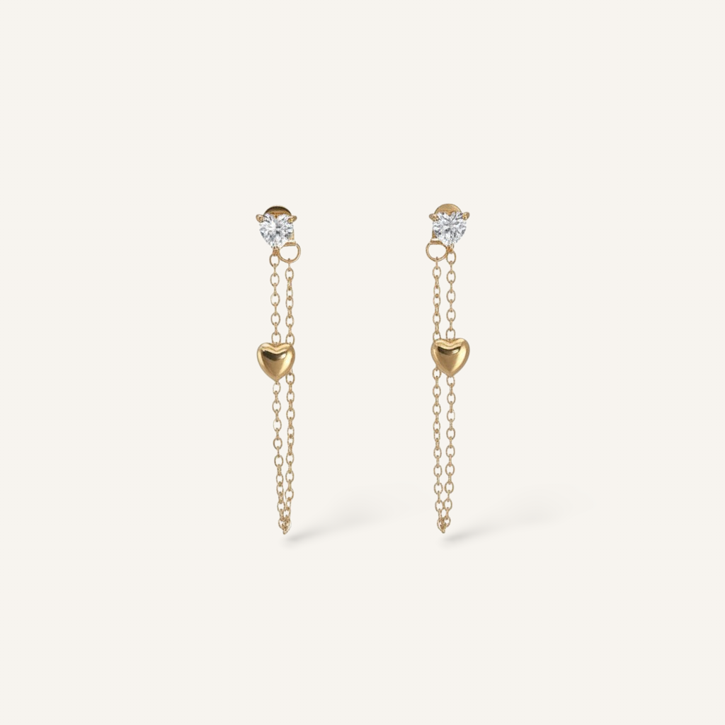 Elena • Boucles d'oreilles en acier inoxydable