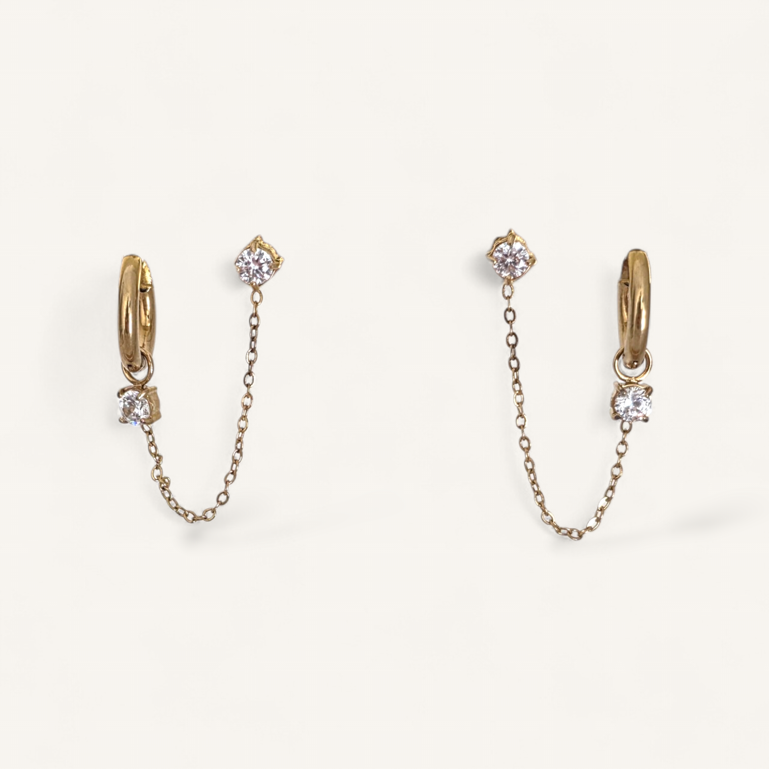 Romane • Boucles d'oreilles en acier inoxydable
