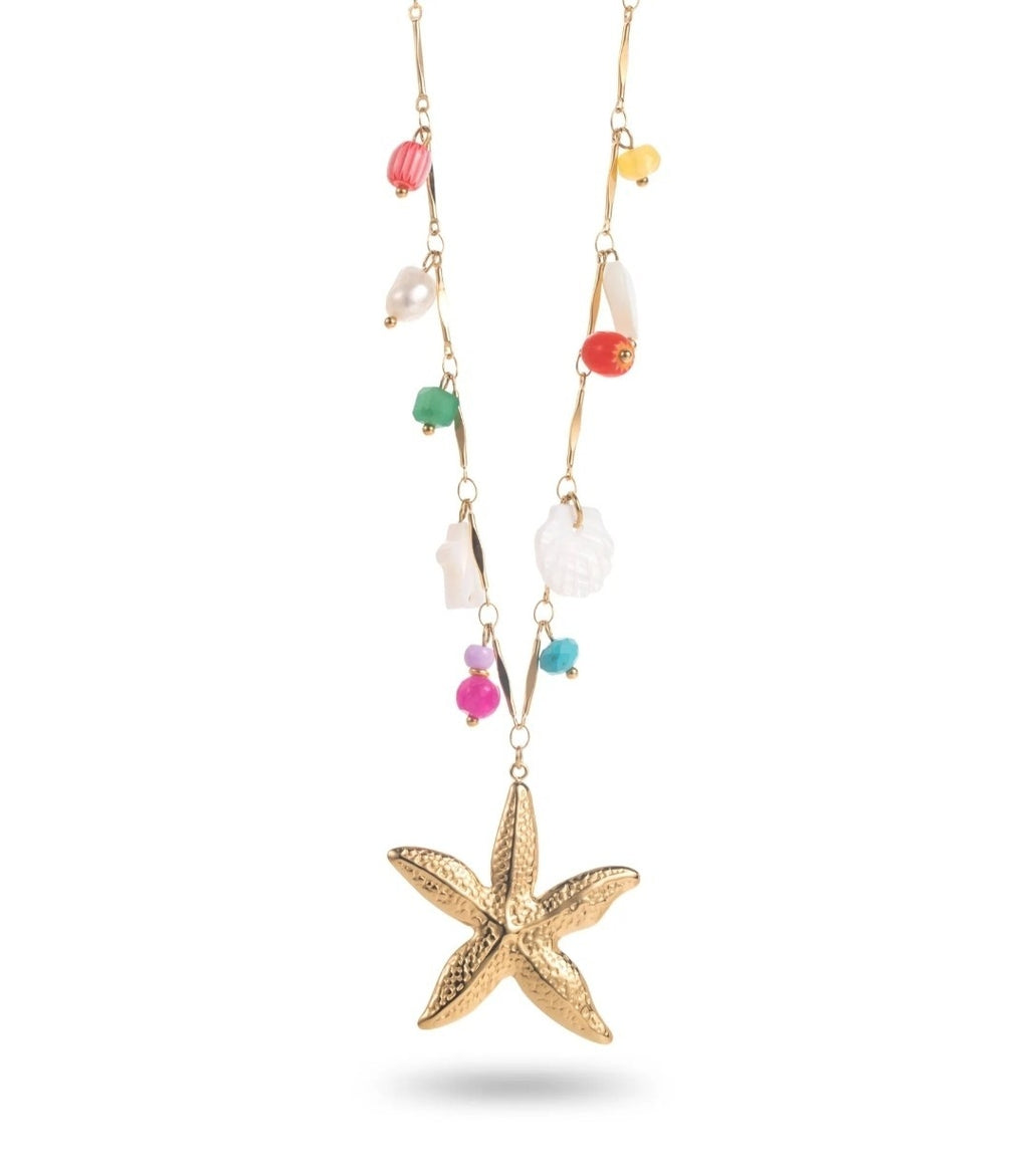 Poema • Collier breloque acier inoxydable