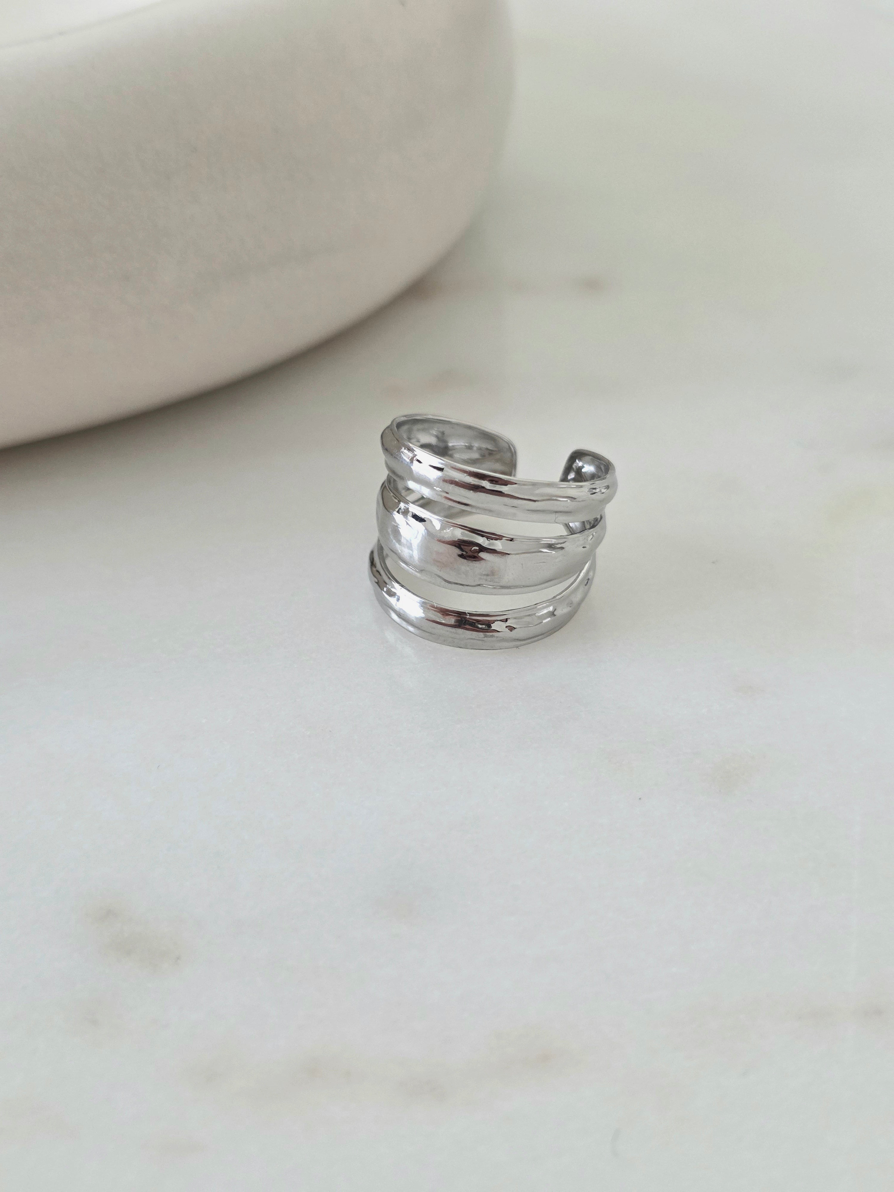 Rita • Bague en acier inoxydable